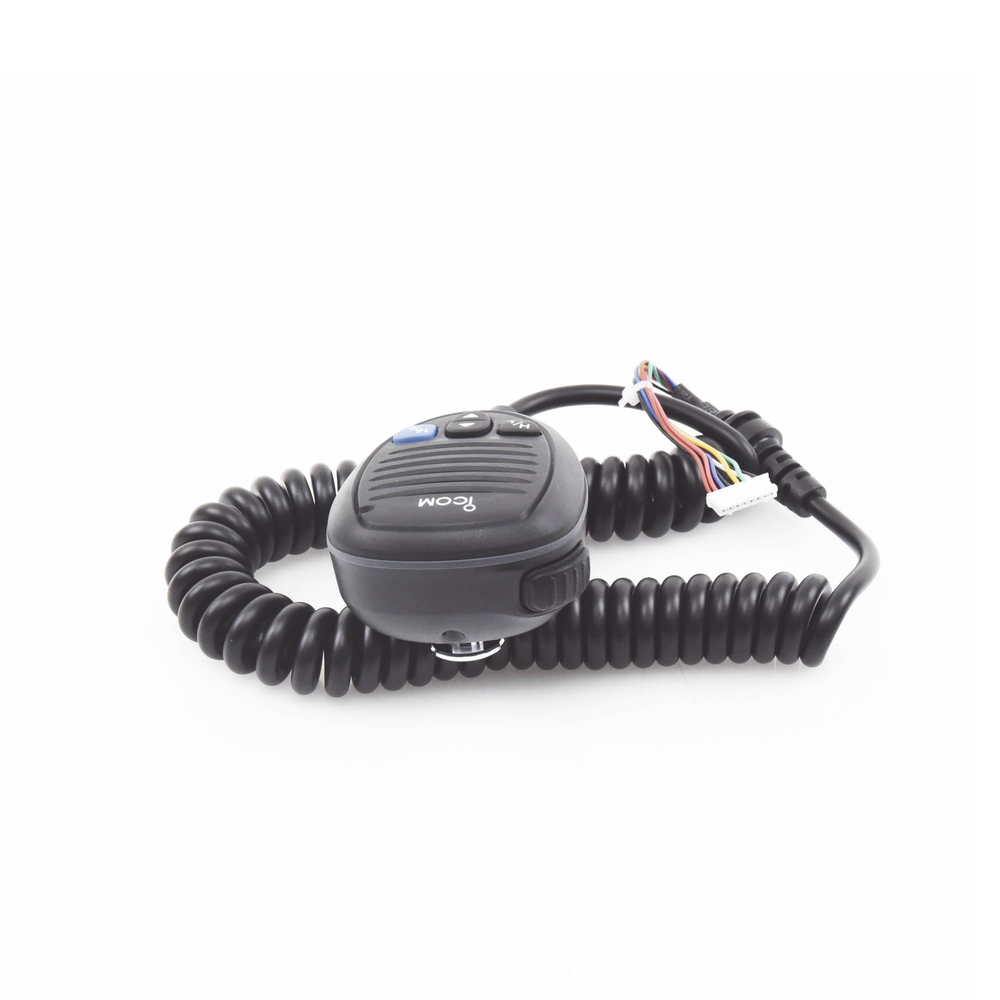 Micrófono color negro con conector de peineta para radios IC-M424 y IC-M506