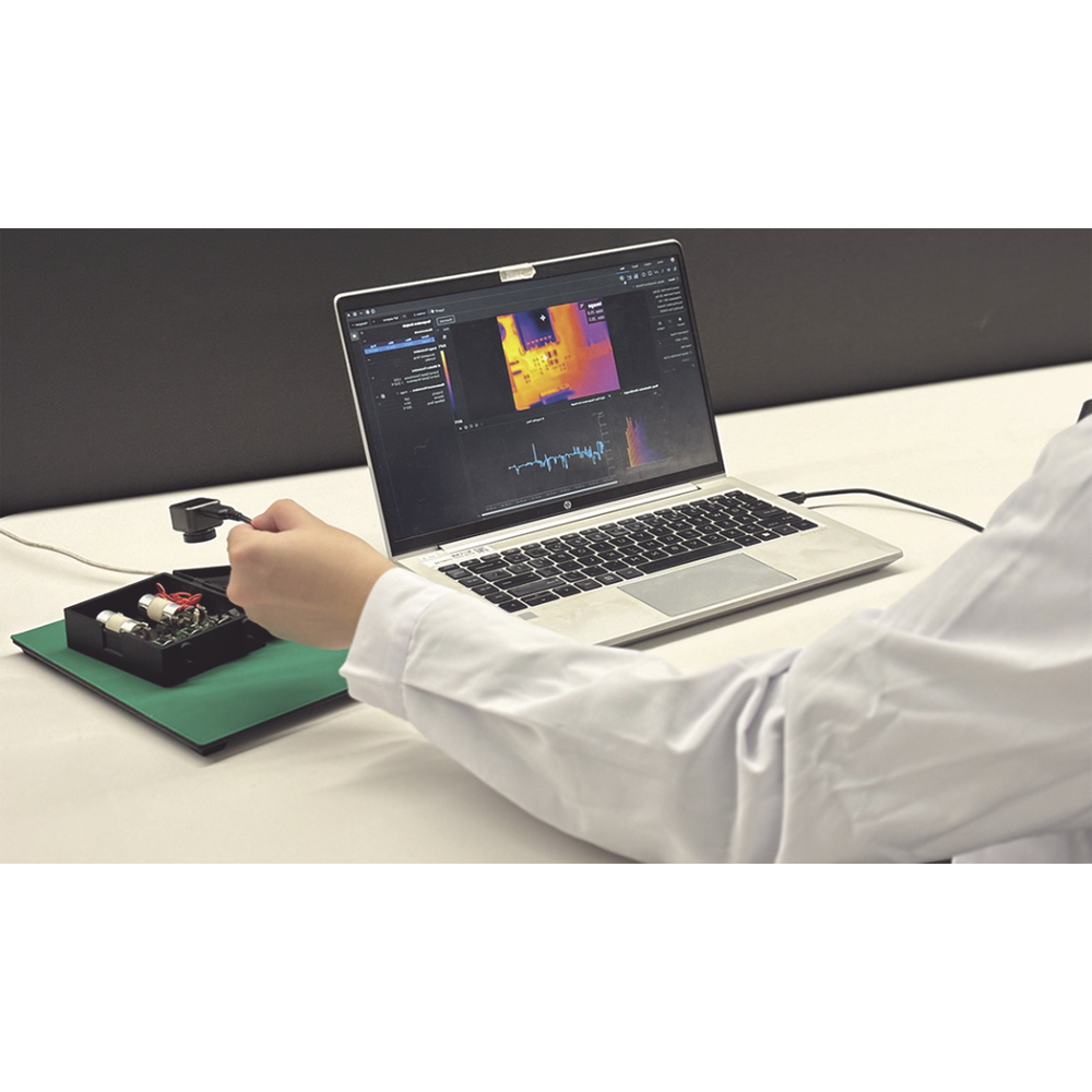 Mini2Plus V2 - Cámara Termográfica para Smartphone con Enfoque Manual / 256 x 192 / SuperIR / Rango: -20°C a 400°C / ±2°C o ±2 % Margen / Compatible iOS y Android / Conector Tipo USB-C y Lightning / IP40