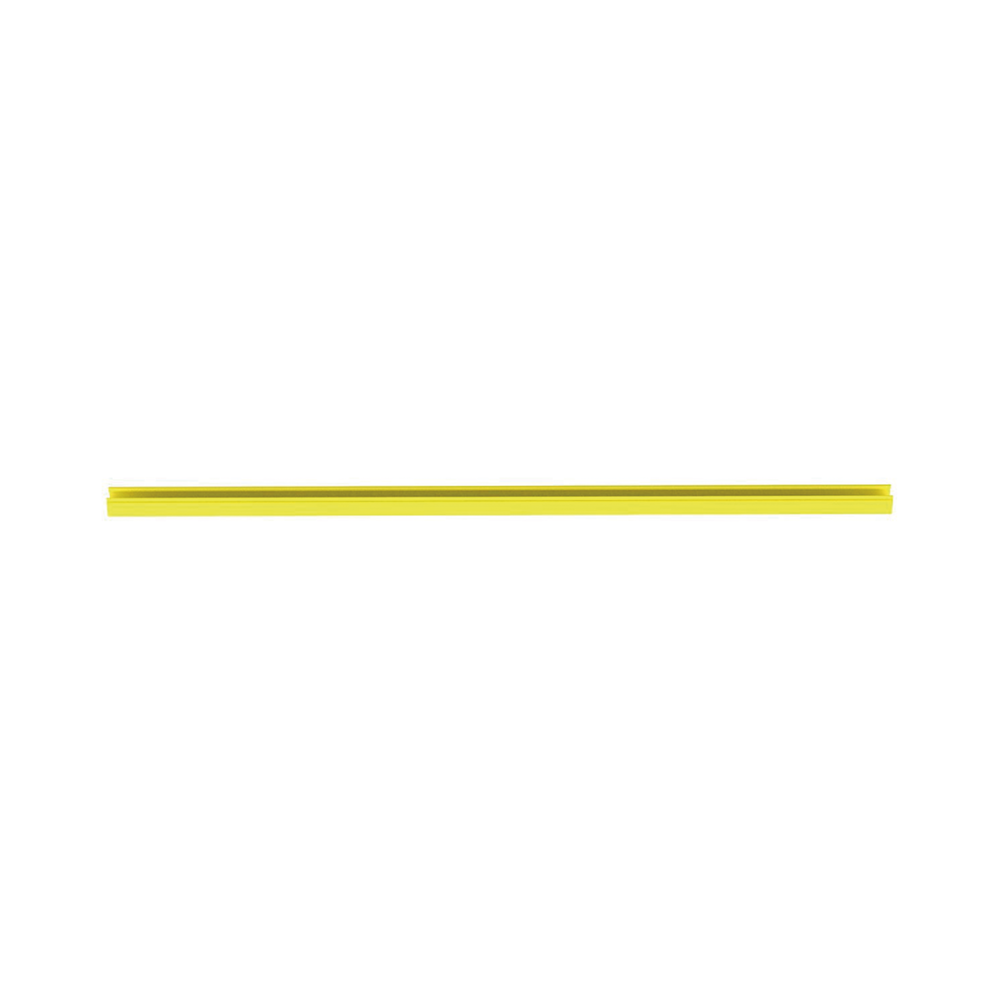 Canaleta FiberRunner™ 2X2 sin Tapa, de PVC Rígido, Color Amarillo, 1.8 m de Largo