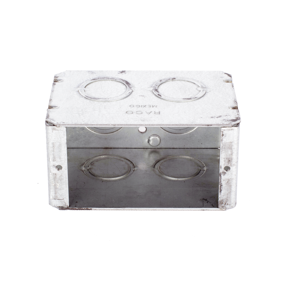 Caja (Chalupa) Multigang de 1 Gang/ Profundidad de 2-1/2 Pulgadas (6.35 cm)/ 8 TKO (1/2 y 3/4).