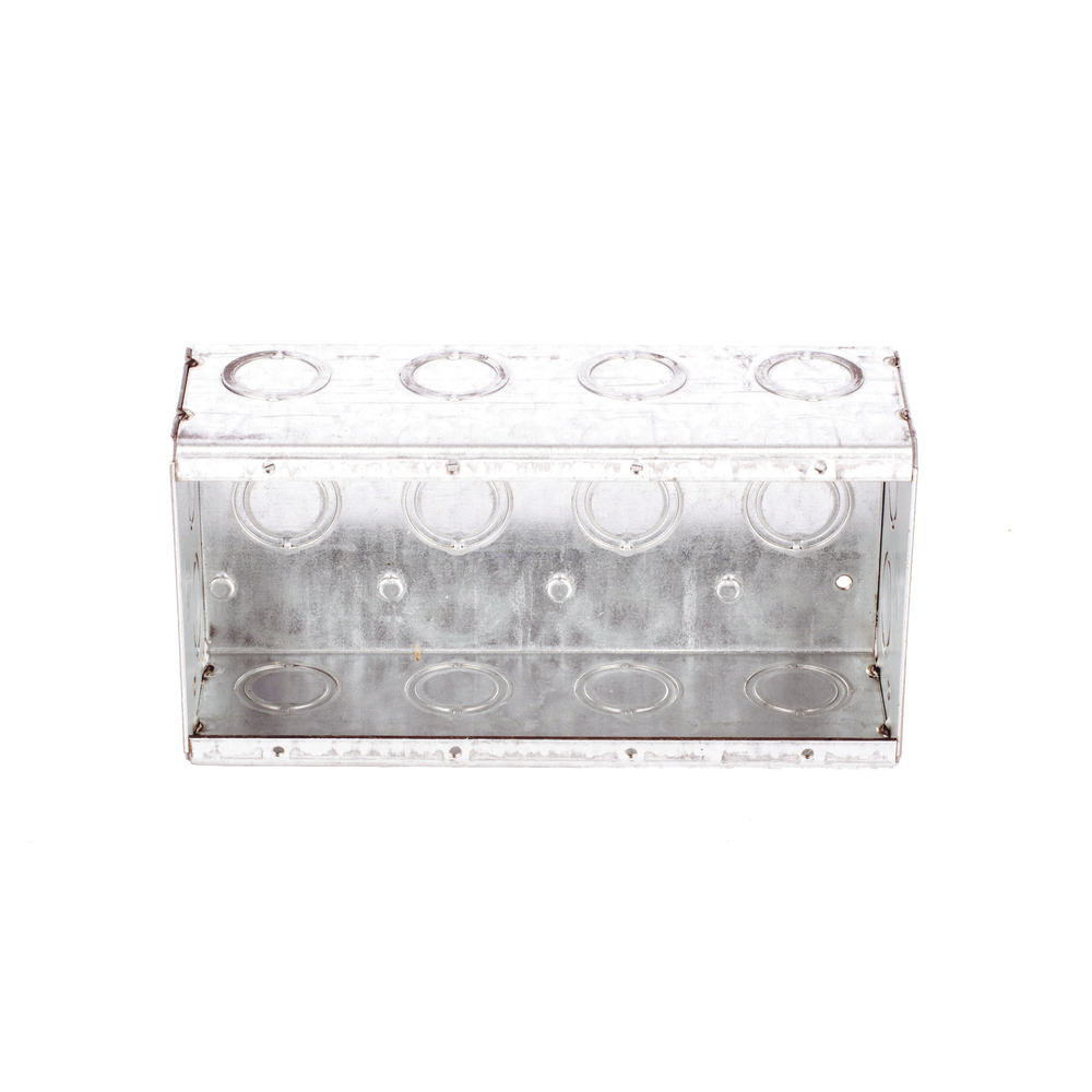 Caja Multigang de 4 Gangs,/ Profundidad de 2-1/2"/ 20 TKO (1/2"- 3/4").