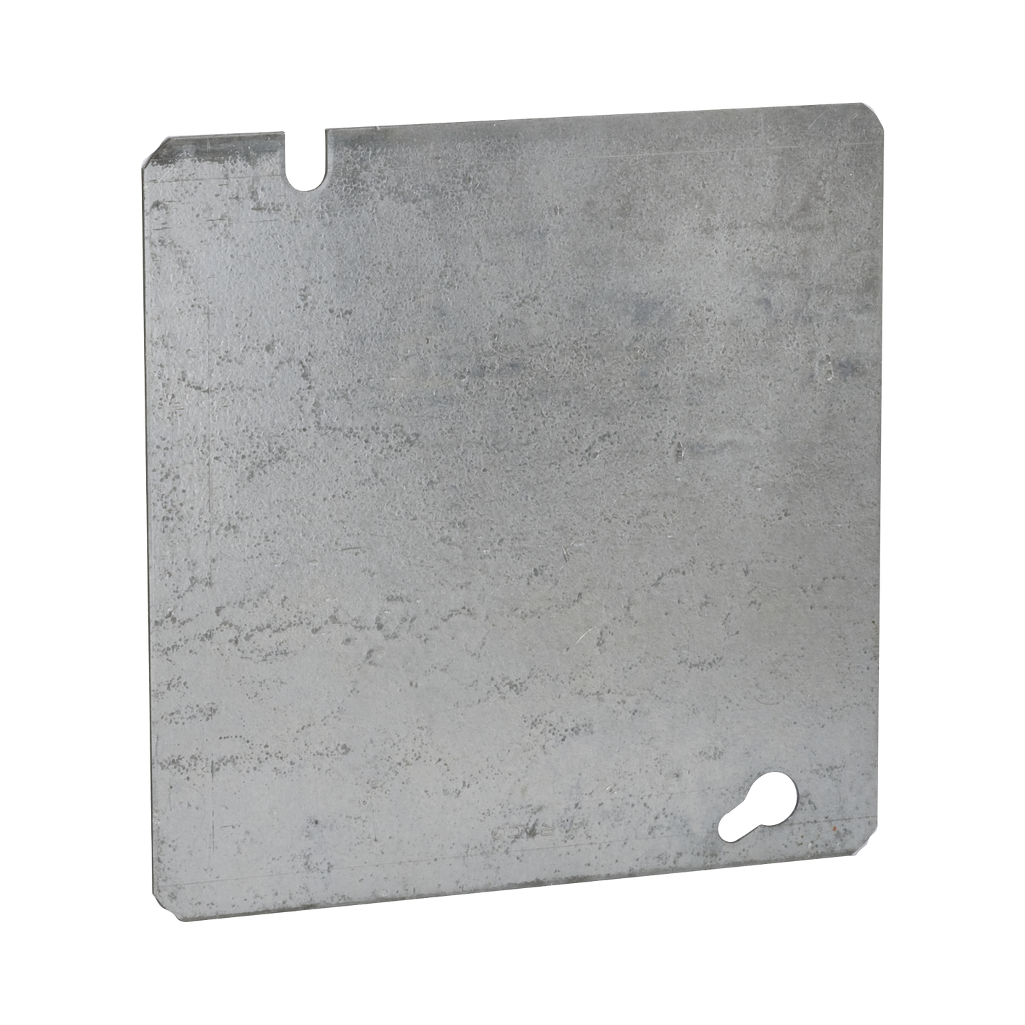 Tapa Cuadrada Ciega de Acero Galvanizado de 4 11/16".