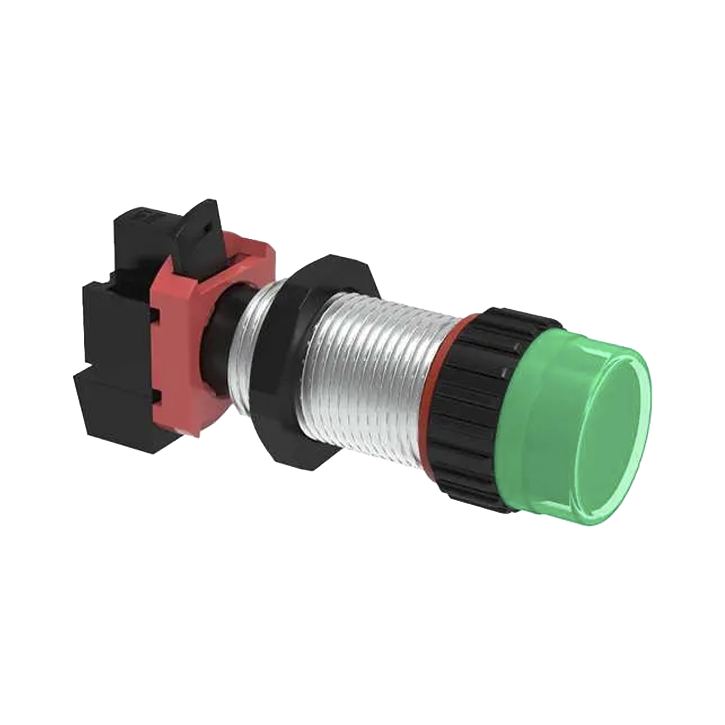 Luz Piloto Verde con Portalámparas 24 V AC/CD / Longitud 40 mm (1.57 pulgadas) / 3/4 NPSM