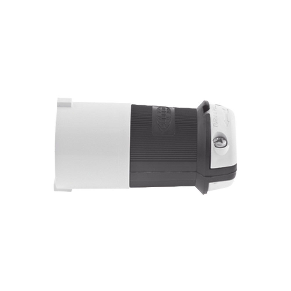 Clavija con Bloqueo de Media Vuelta Industrial 30 A 600 V CA / 3 Polos 4 Hilos / Nema L17-30P.