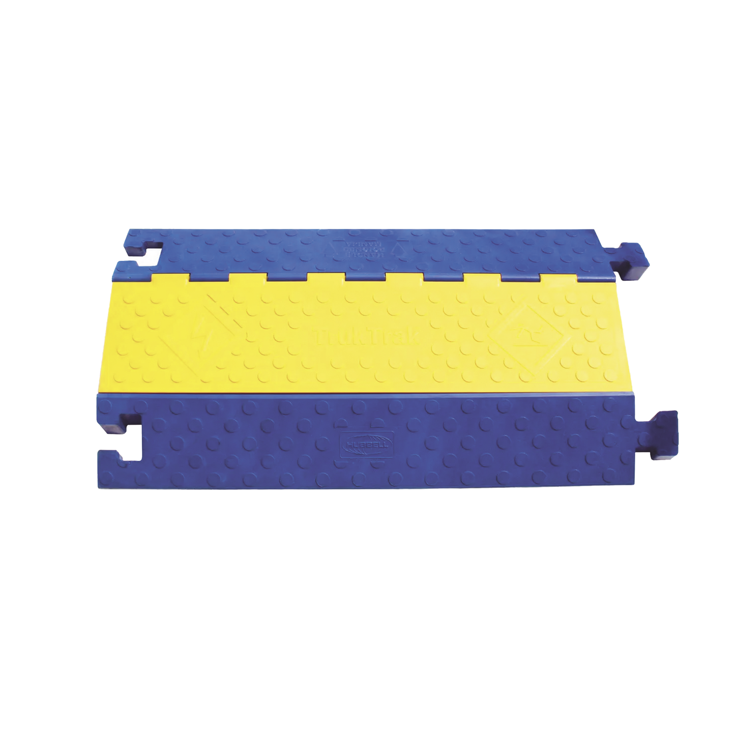 Gestión de Cableado Kellems / Truk Trak de 2 Canales / Color Azul y Amarillo