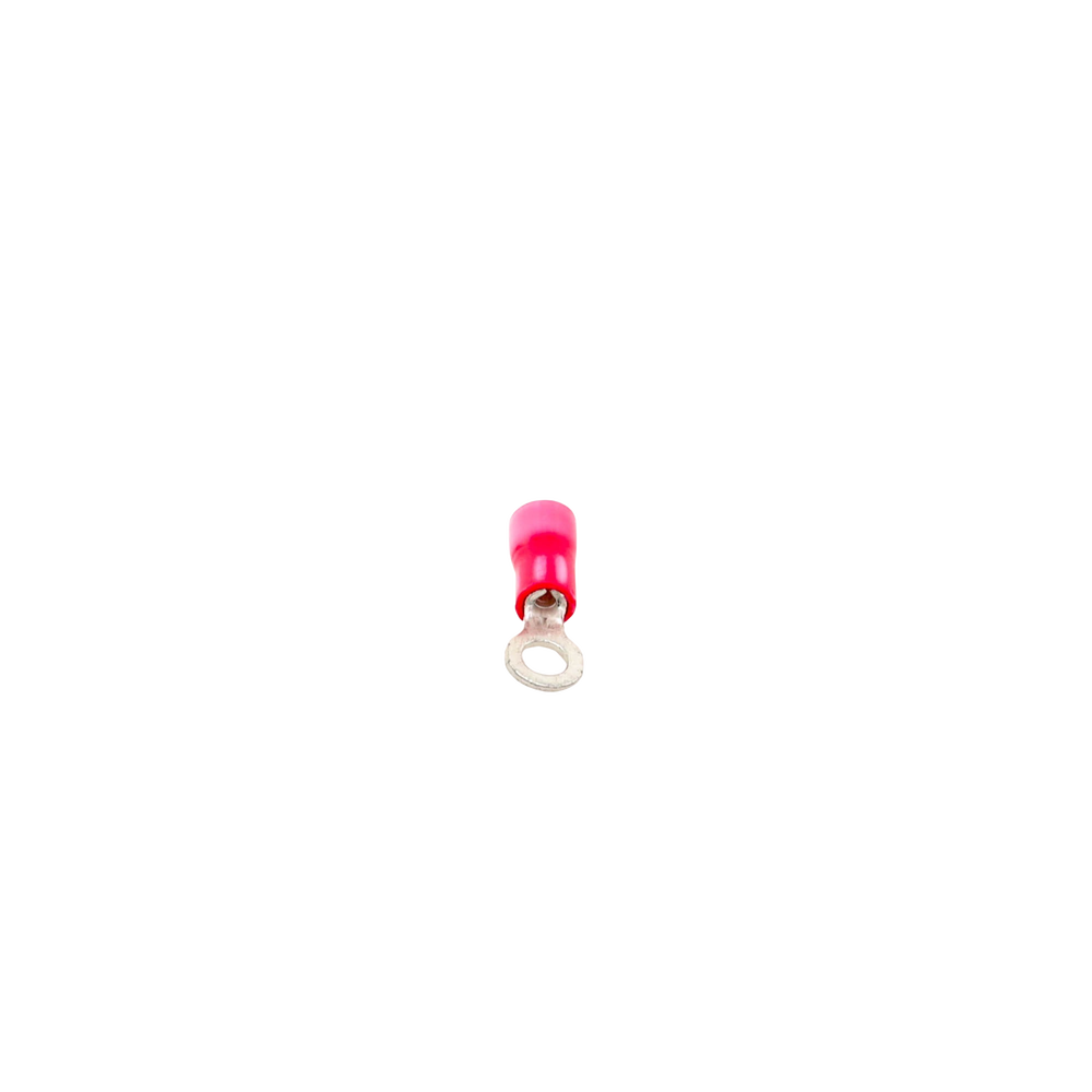 Zapata Terminal de Ojillo para Tornillo 1/8 in (3 mm) calibre 22-16 AWG con aislamiento de vinilo.