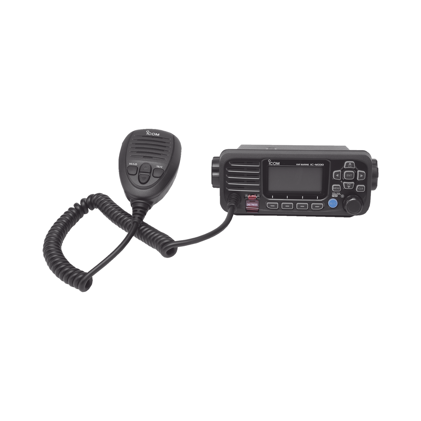 Radio Marina VHF / Cuerpo Ultra Compacto / GPS Integrado / DSC Clase D / IPX7 Submersible 1 m 30 min / Audio Claro Dinámico / Interfaz Usuario Icom
