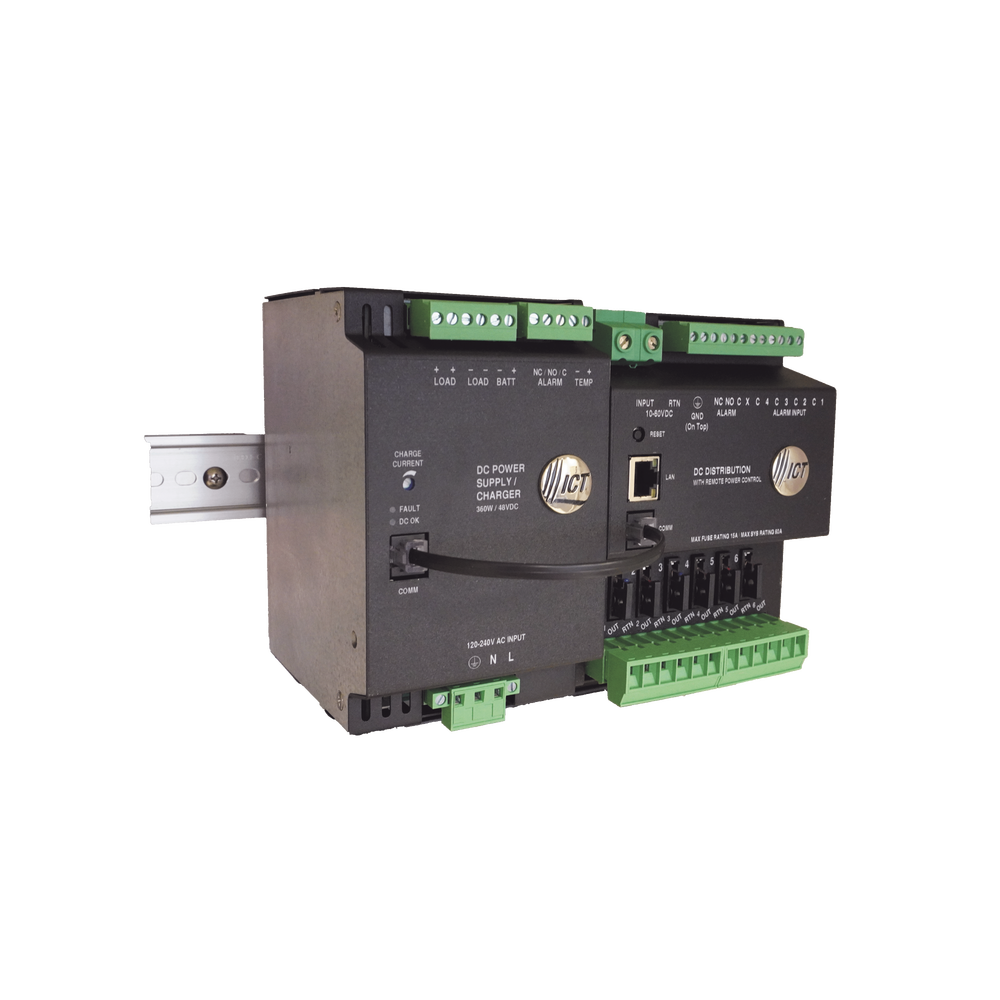 Fuente de Poder Industrial de 480W, salida 24 Vcc, para montaje en riel Din