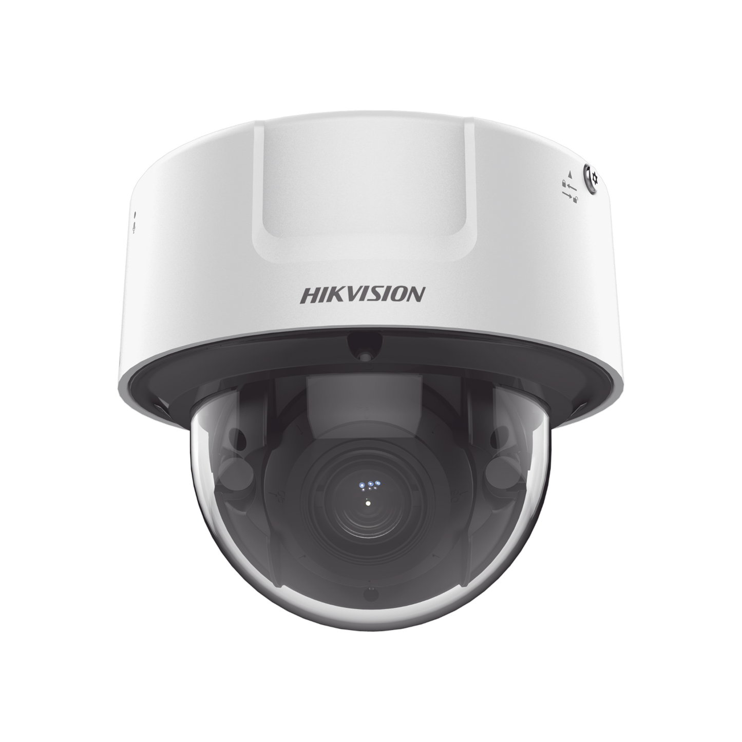 Domo IP 4 Megapixel / Lente Mot. 2.8 - 12 mm / 30 mts IR EXIR / IK10 / Reconocimiento Facial / WDR 140 dB / DeepinView / Búsqueda por Atributos / Micrófono Integrado / Heat Map / ACUSENSE