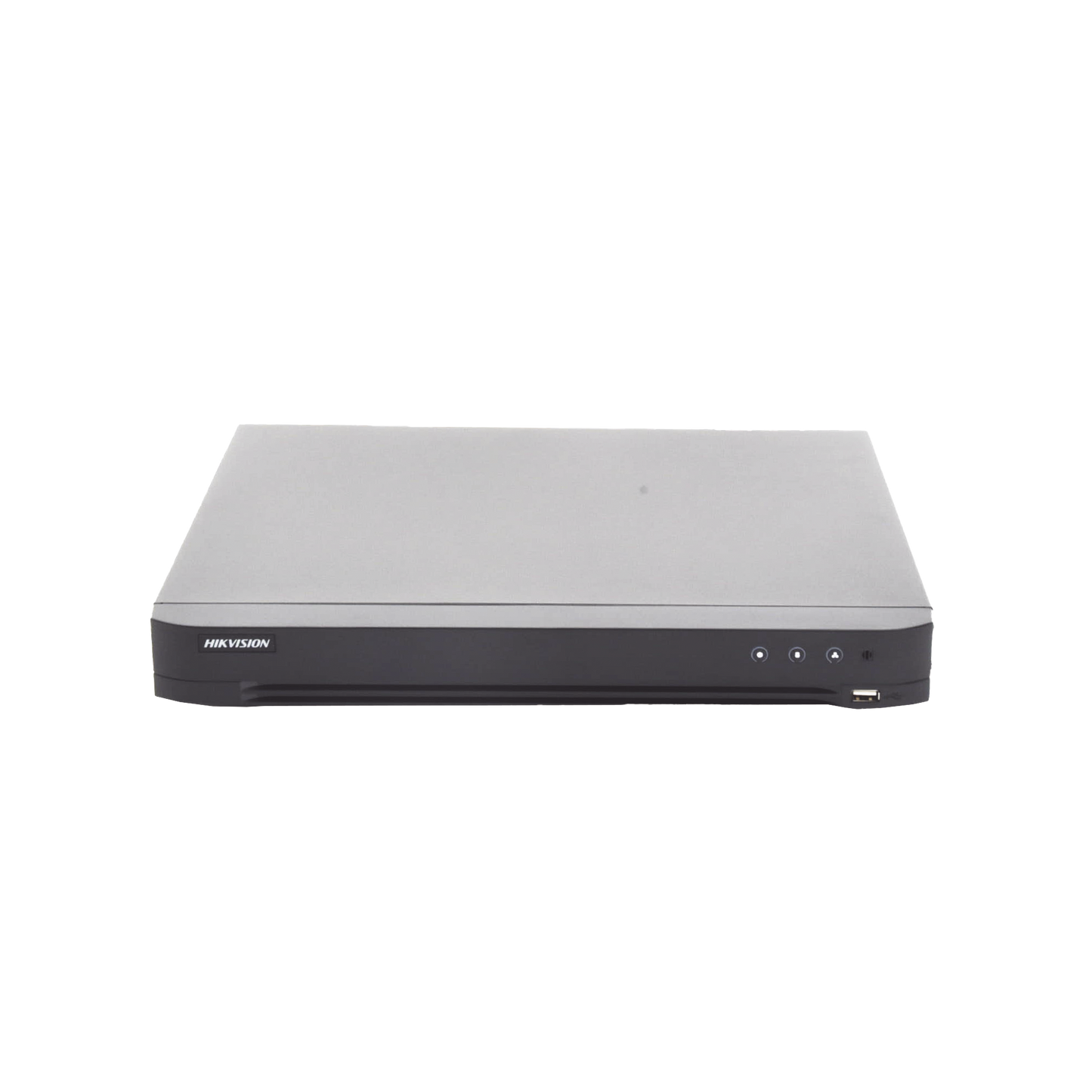 (ACUSENSE / Evita Falsas Alarmas) DVR 4K / 16 Canales TURBOHD + 16 Canales IP / 2 Bahía de Disco Duro / Audio por Coaxitron / Salida de Vídeo en 4K / Entrada Salida de Alarma