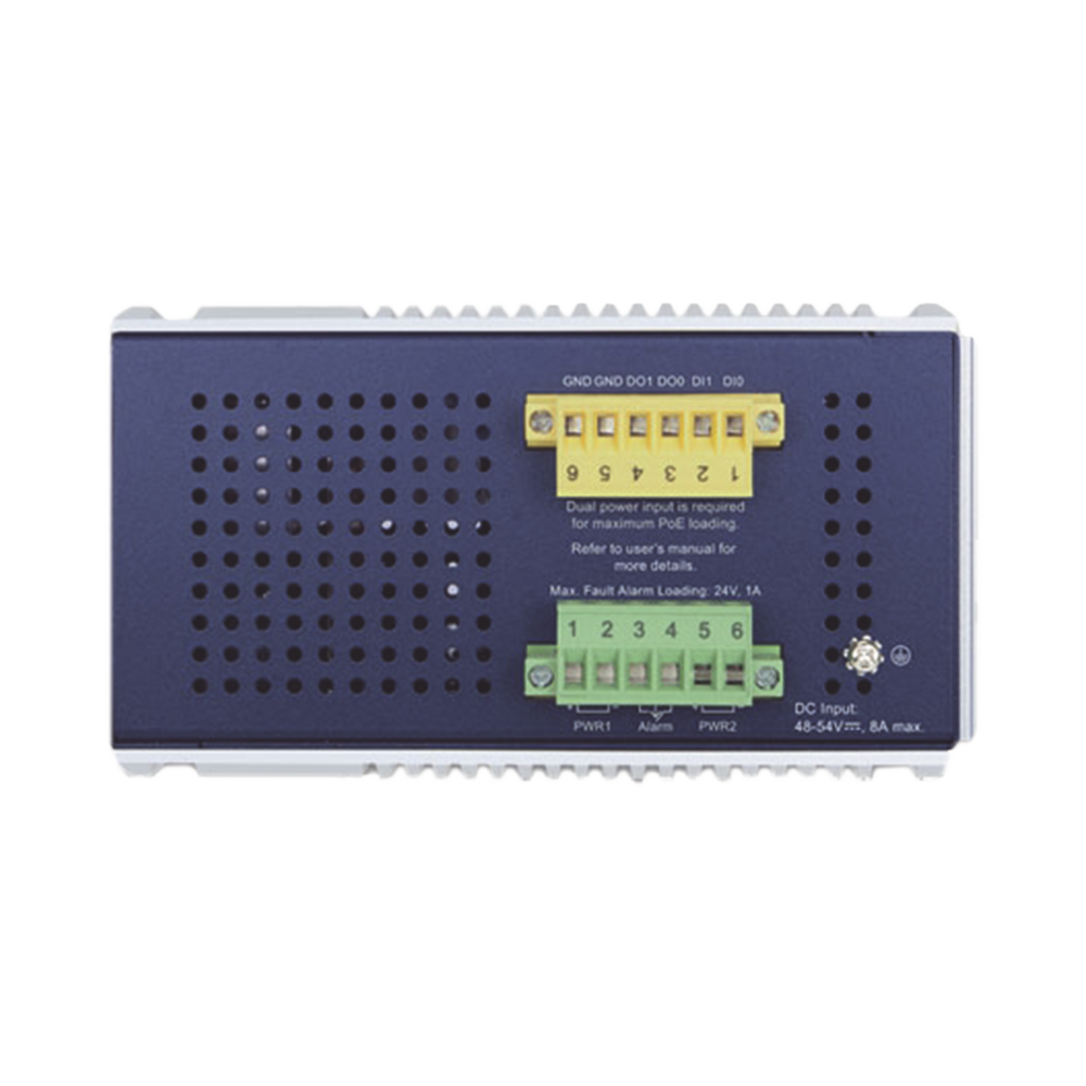 Switch Industrial Administrable Capa 3, Con 8 Puertos PoE Gigabit 802.3bt, 2 Puertos SFP de 1 G / 2.5 G, 2 Puertos SFP 10 G