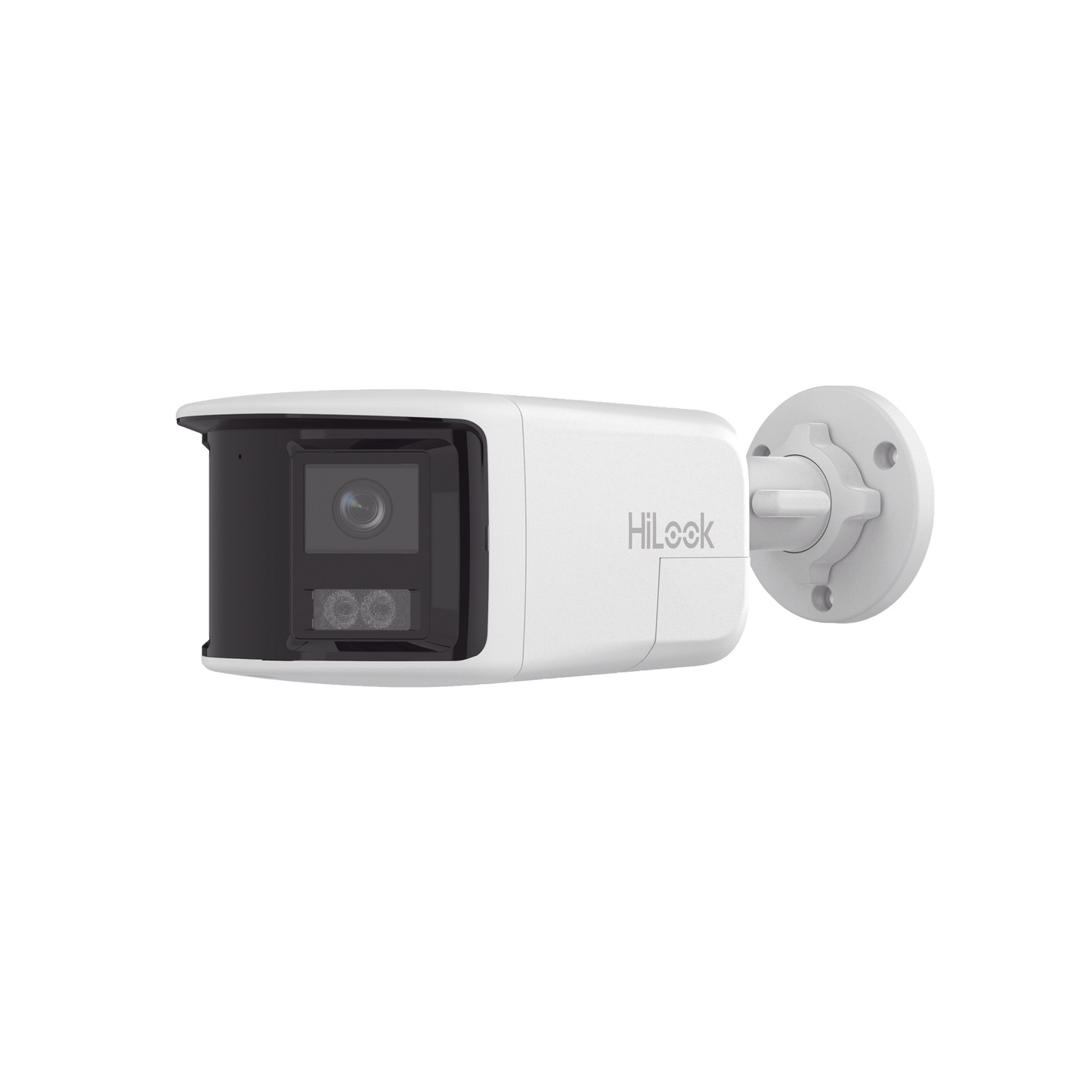 Bala IP 8 Megapíxeles /Imagen Panorámica 180°/ Micro SD 512 GB / Resistencia IP67 / Audio Bidireccional / Alarma visual y auditiva Integrada / Smart Supplement Light