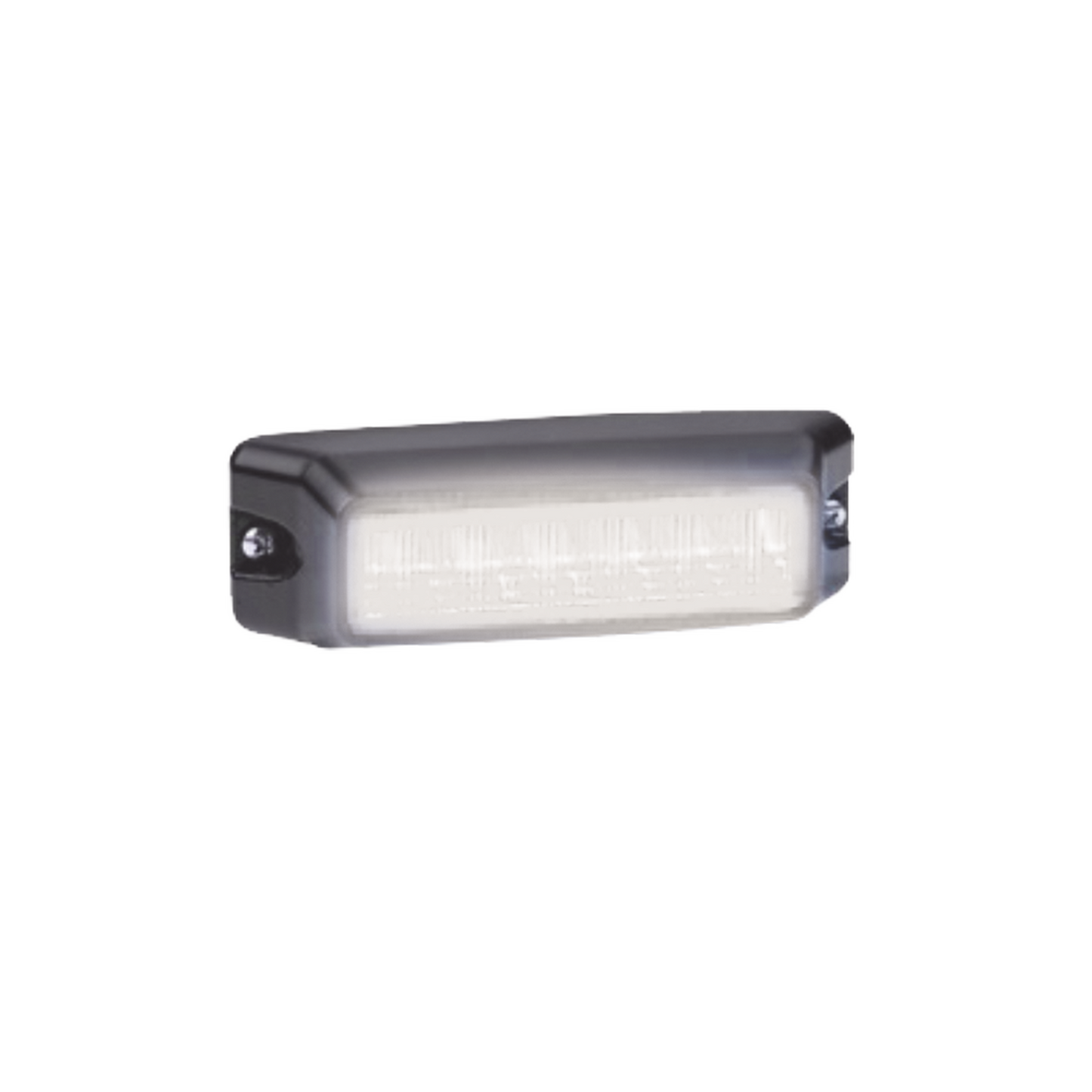 Luz auxiliar de 6 LED, Flasher Integrado, Color Blanco, Mica Transparente