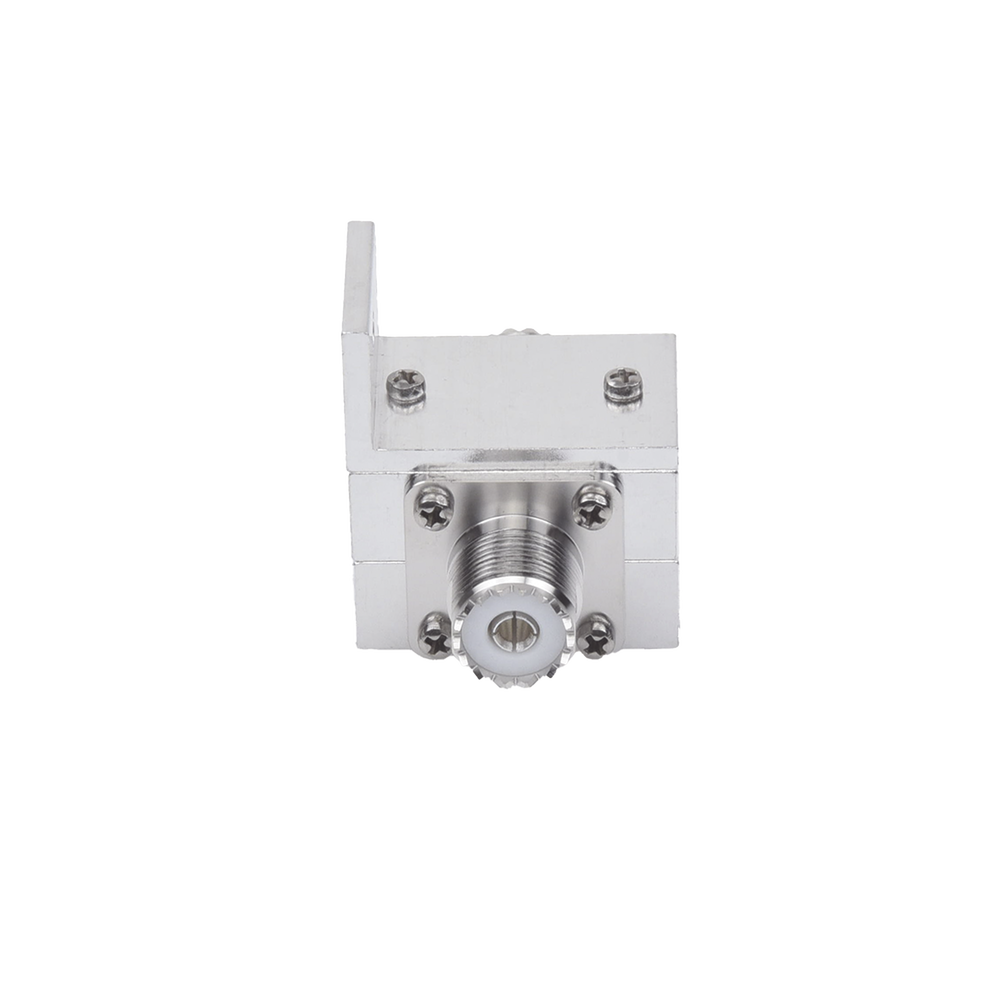 Protector RF Coaxial Contra Descargas Atmosféricas Para 1.5 a 700 MHz Con Ceja Lateral y Conectores UHF Hembra