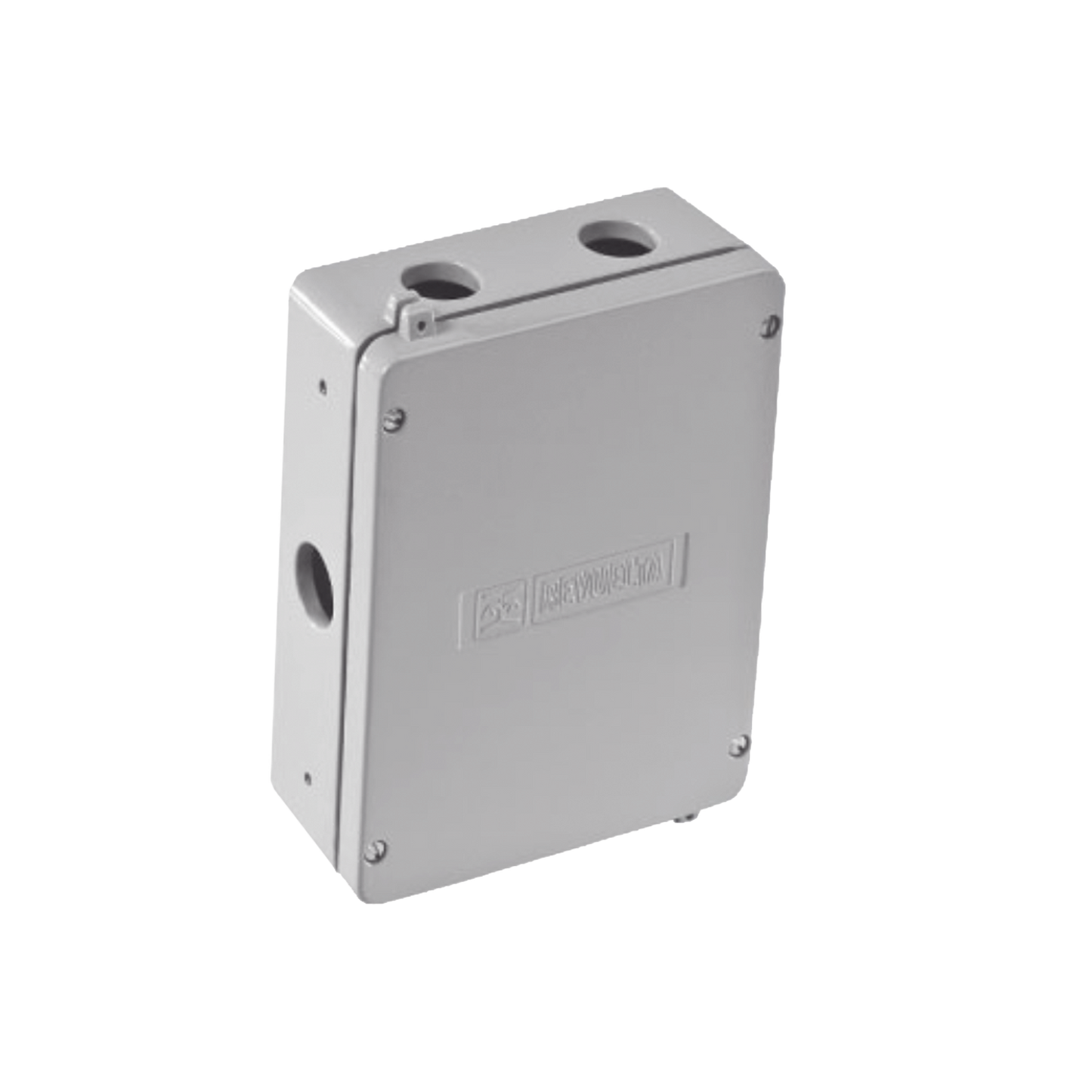 Caja de Unión de Aluminio con 5 salidas de 1/2" / 2 Izq _ 2 Der_ 1 Abajo.