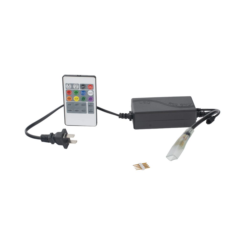 Adaptador de Manguera con Control Remoto para Manguera RGB.