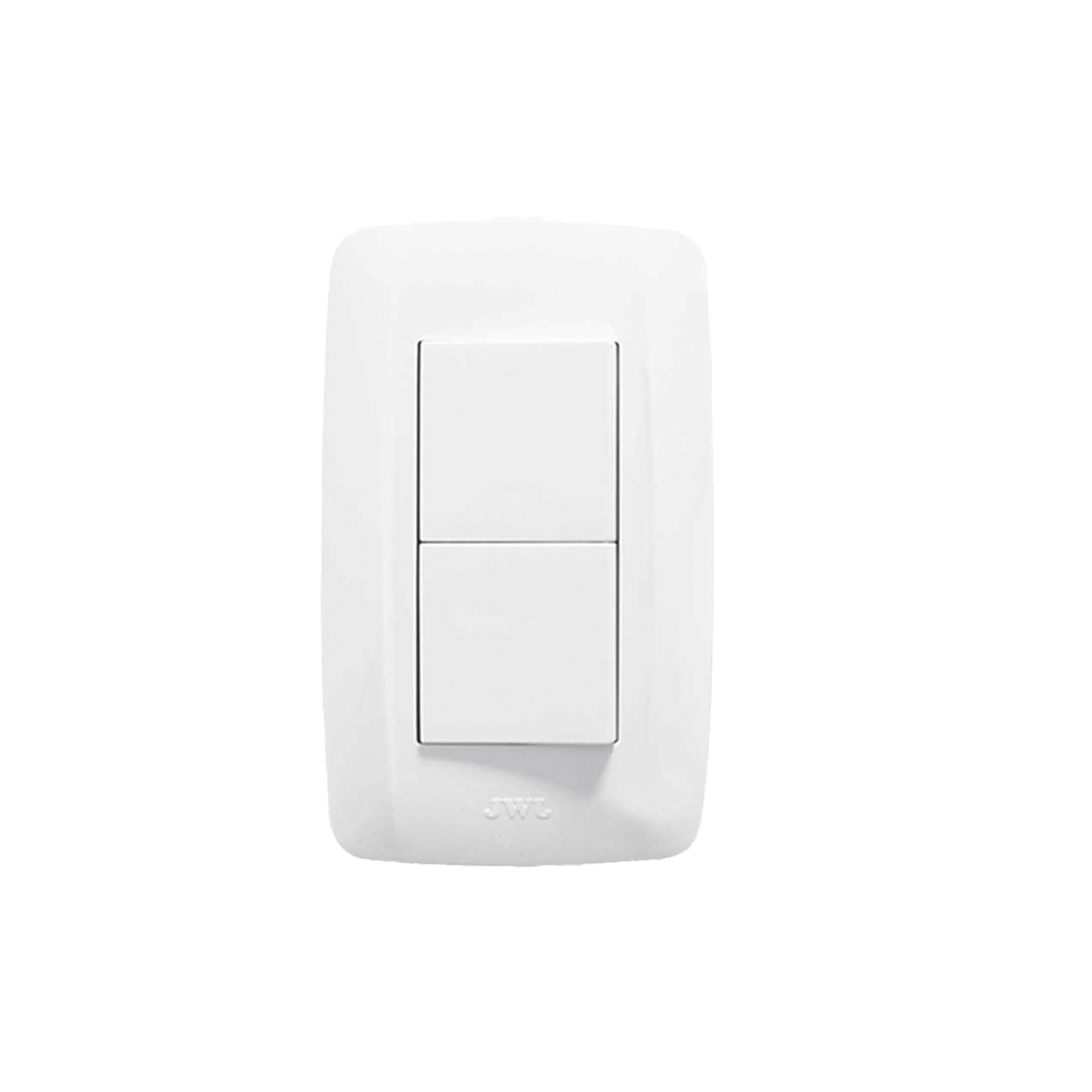 Apagador Dúplex de 10 A/ 127 V CA ~ 60 Hz / 1 1/2 Módulos / Color Blanco.