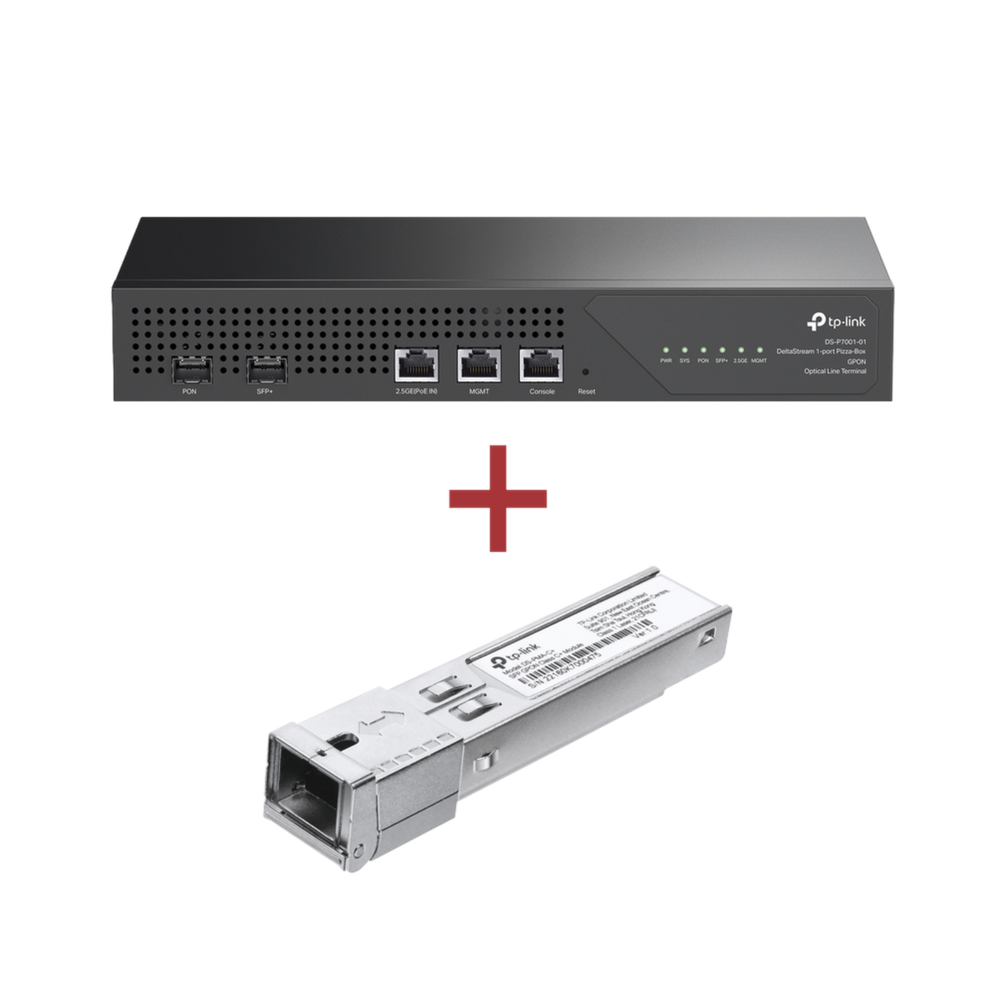 Kit para ISP´s / Paquete de 1 OLT 1 puerto PON / DS-P7001-01 + 1 Módulo PON DSP-MAC+ de regalo