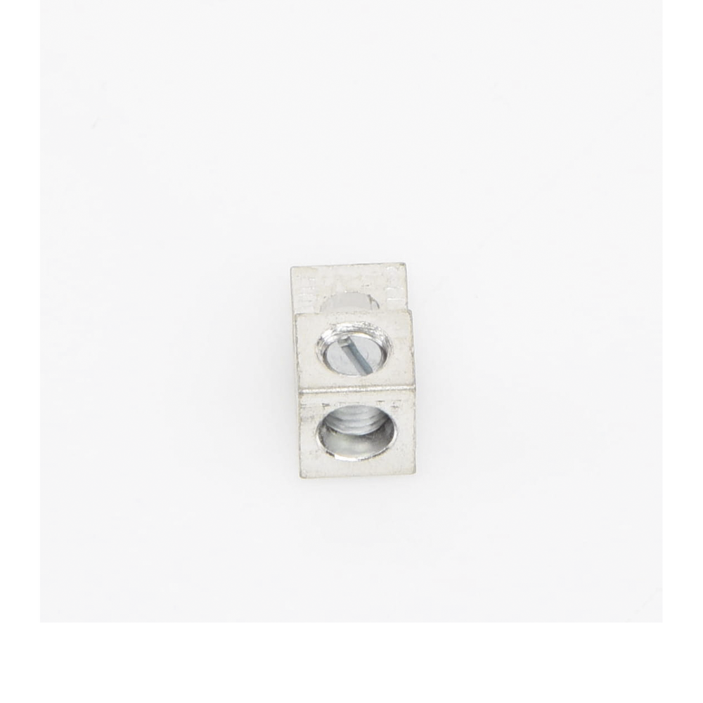 Conector Mecánico de Aluminio, de Un Orificio y Un Barril, para Cable de 14 a 2 AWG. 1 Pieza