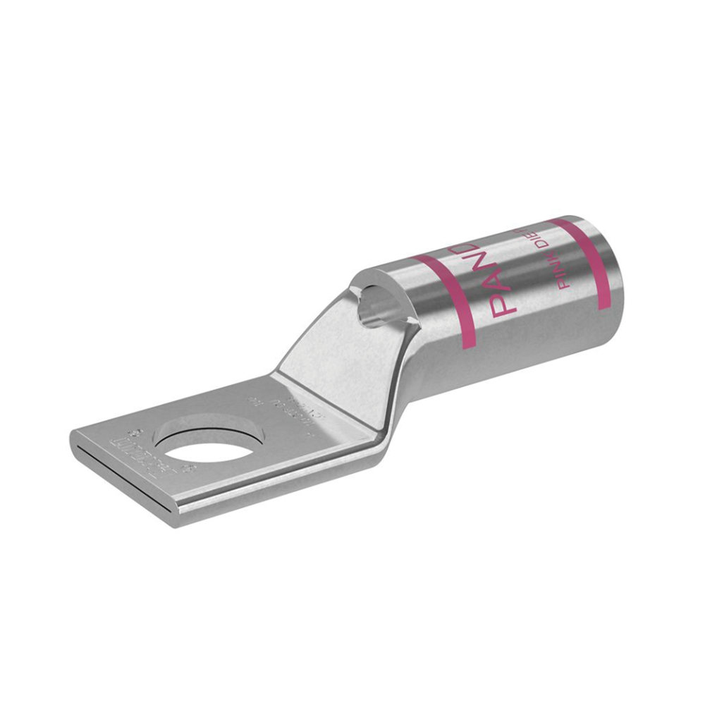 Zapata de compresión LCA1/0-38-X para cal. 1/0 Awg, Barreno para tornillo prisionero de 3/8, 1 Pz