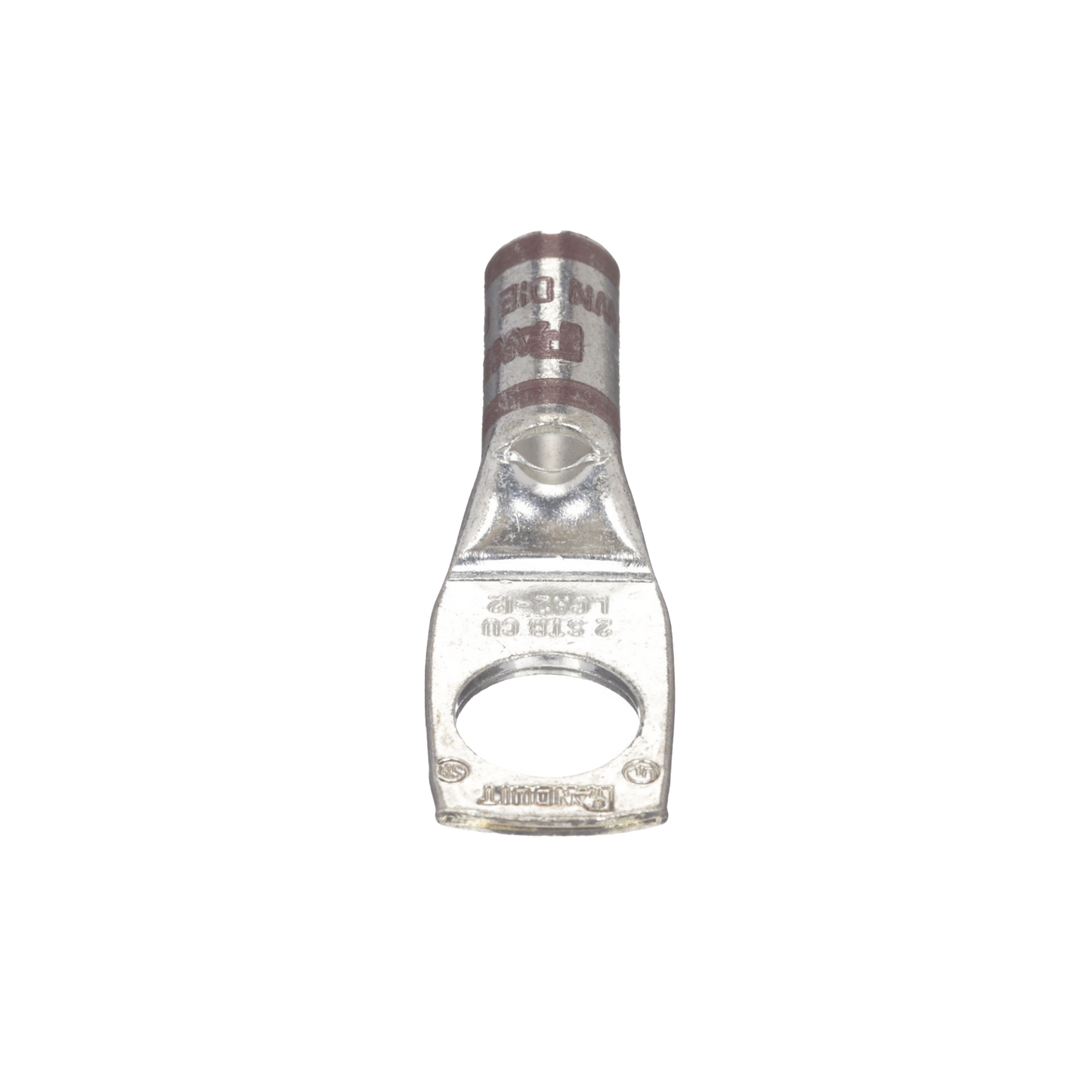 Zapata de compresión LCA2-12-Q, para cal. 2 Awg, Barreno para tornillo prisionero de 1/2, 25 Pz