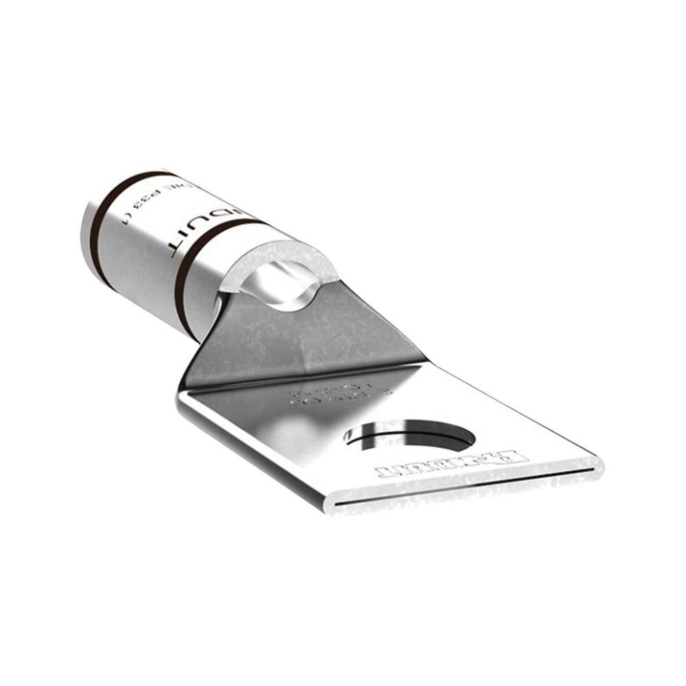 Zapata de compresión LCA2-14-Q, para cal. 2 Awg, Barreno para tornillo prisionero de 1/4, 1 Pz