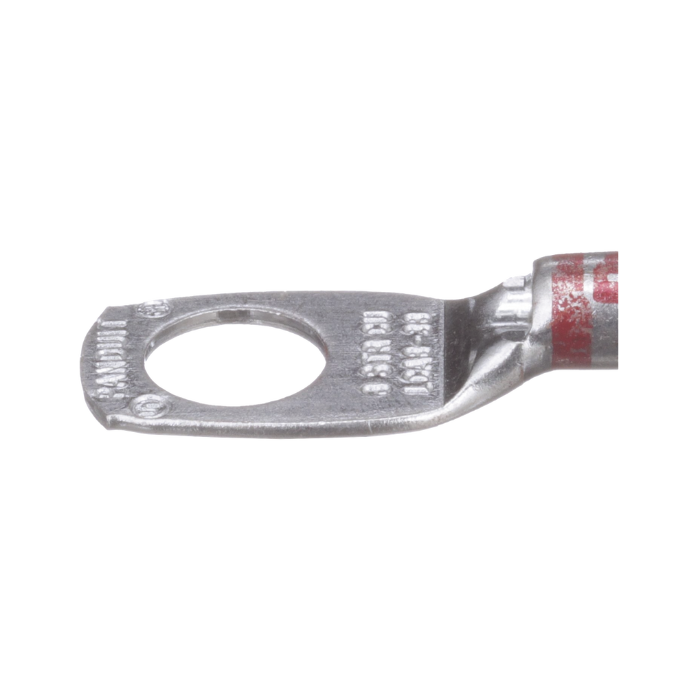 Zapata de compresión LCA8-38-L, para cal. 8 Awg, Barreno para tornillo prisionero de 3/8, 1 Pz