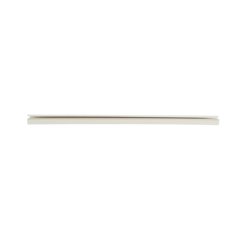 Canaleta LD10 de PVC rígido, con cinta adhesiva para instalación sin herramientas, de 38.4 x 24 x 3048 mm, Color Blanco Mate
