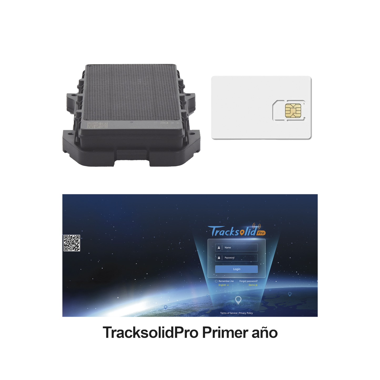 Localizador 4G con carga solar / Semiautónomo / Rastreo de contenedores / Cajas de tráiler / Alarma de sabotaje audible / Incluye Licencia vitalicia VTSCX y SIM de datos SIM500MB2Y