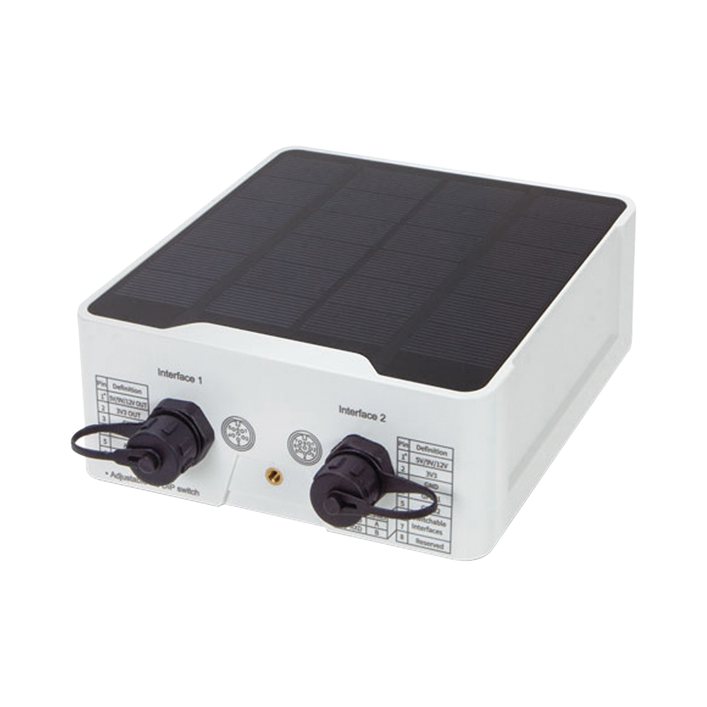 (LoRa) Controlador de nodo IP67 para exterior Industrial, Compatible con LoRaWAN, Con Celda Solar y Batería Integrada