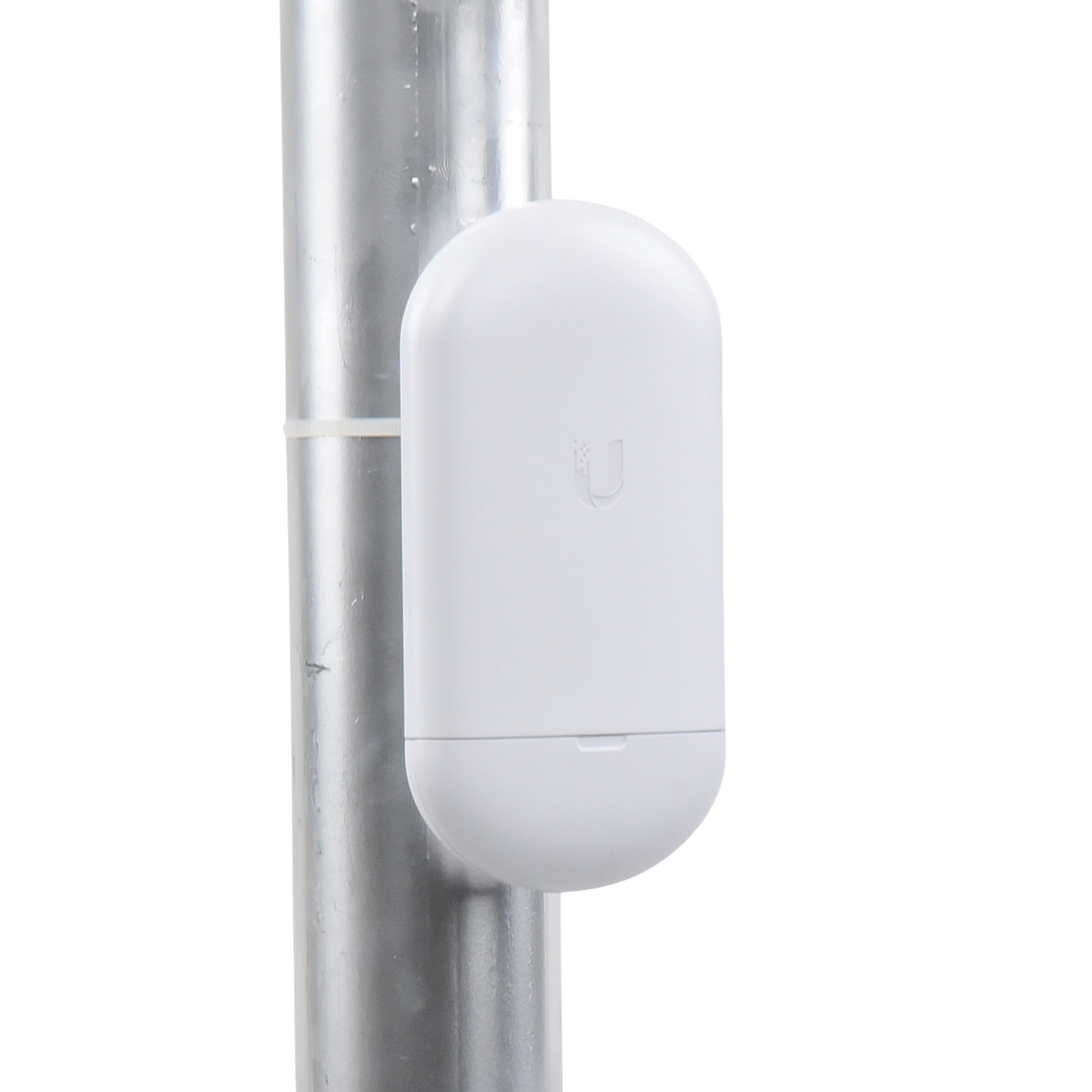 NanoStation airMAX Loco5AC CPE hasta 450 Mbps, 5 GHz (5150 - 5875 MHz), con antena integrada de 13 dBi, no incluye adaptador PoE