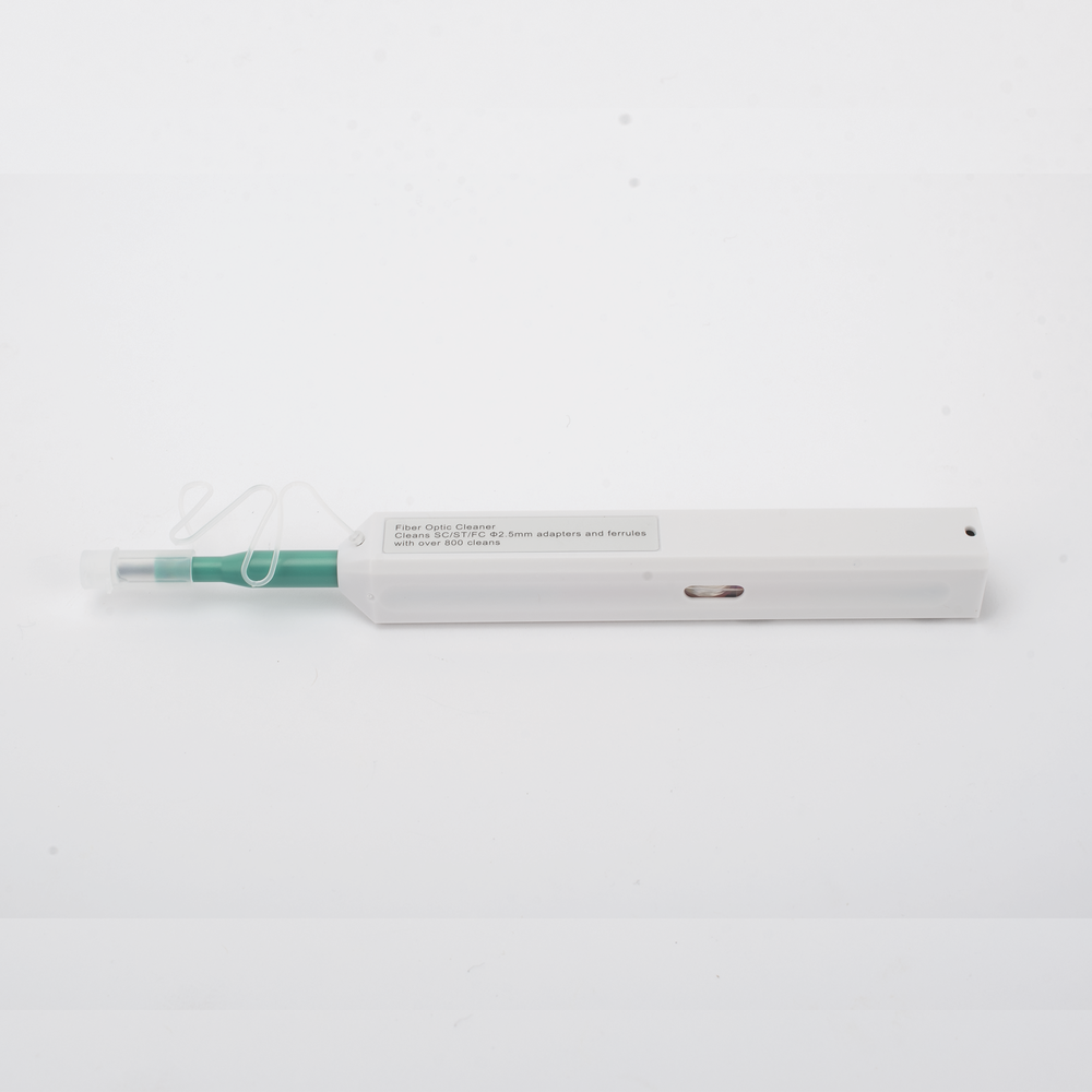 Pluma Limpiadora de 2.5 mm, para Conectores SC, FC, ST de Fibra Óptica, 800 Procesos de Limpieza