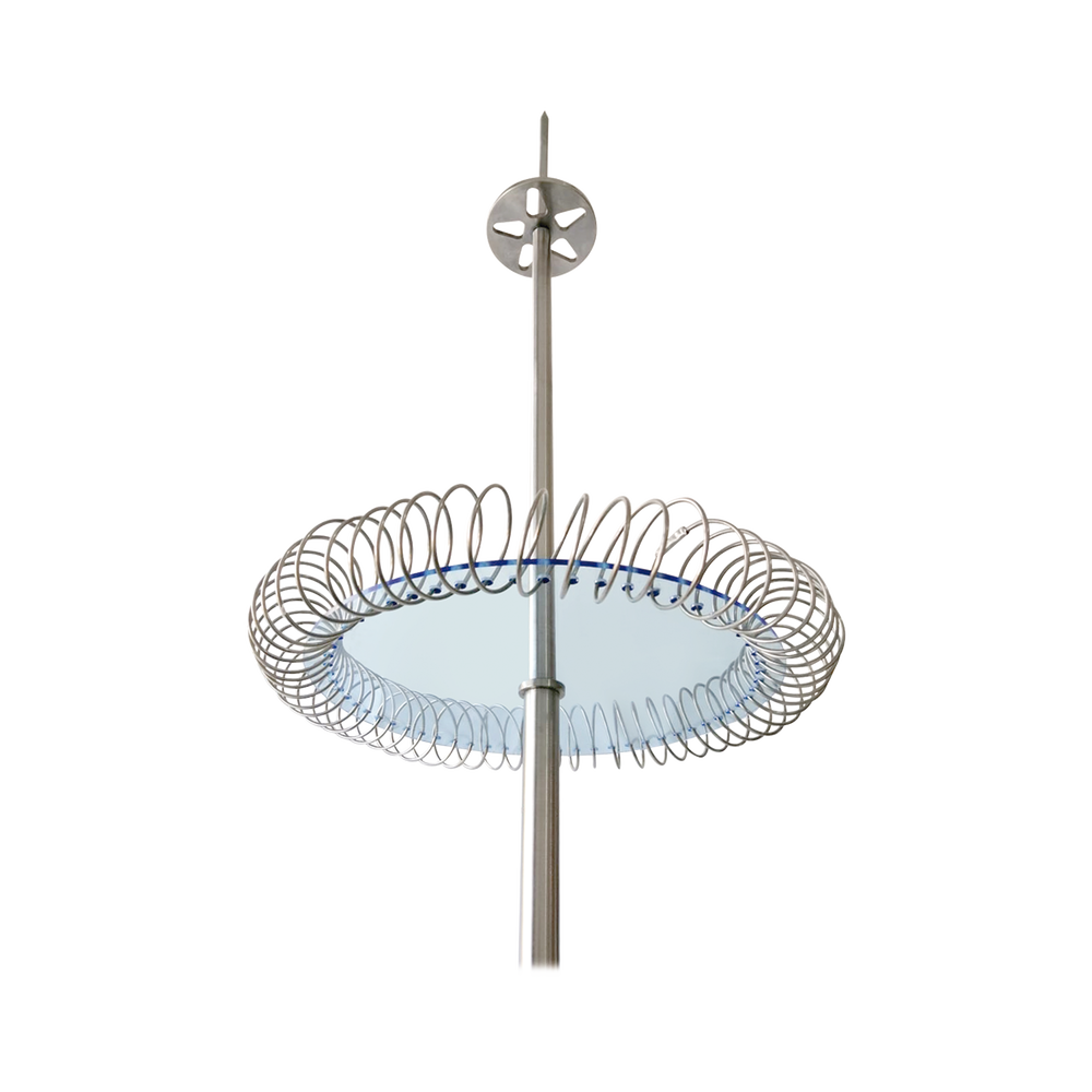 Pararrayos Dipolo Corona / Aluminio / Radio Protección 72° / 1.7 m (5.6 ft) / Efecto Ionización