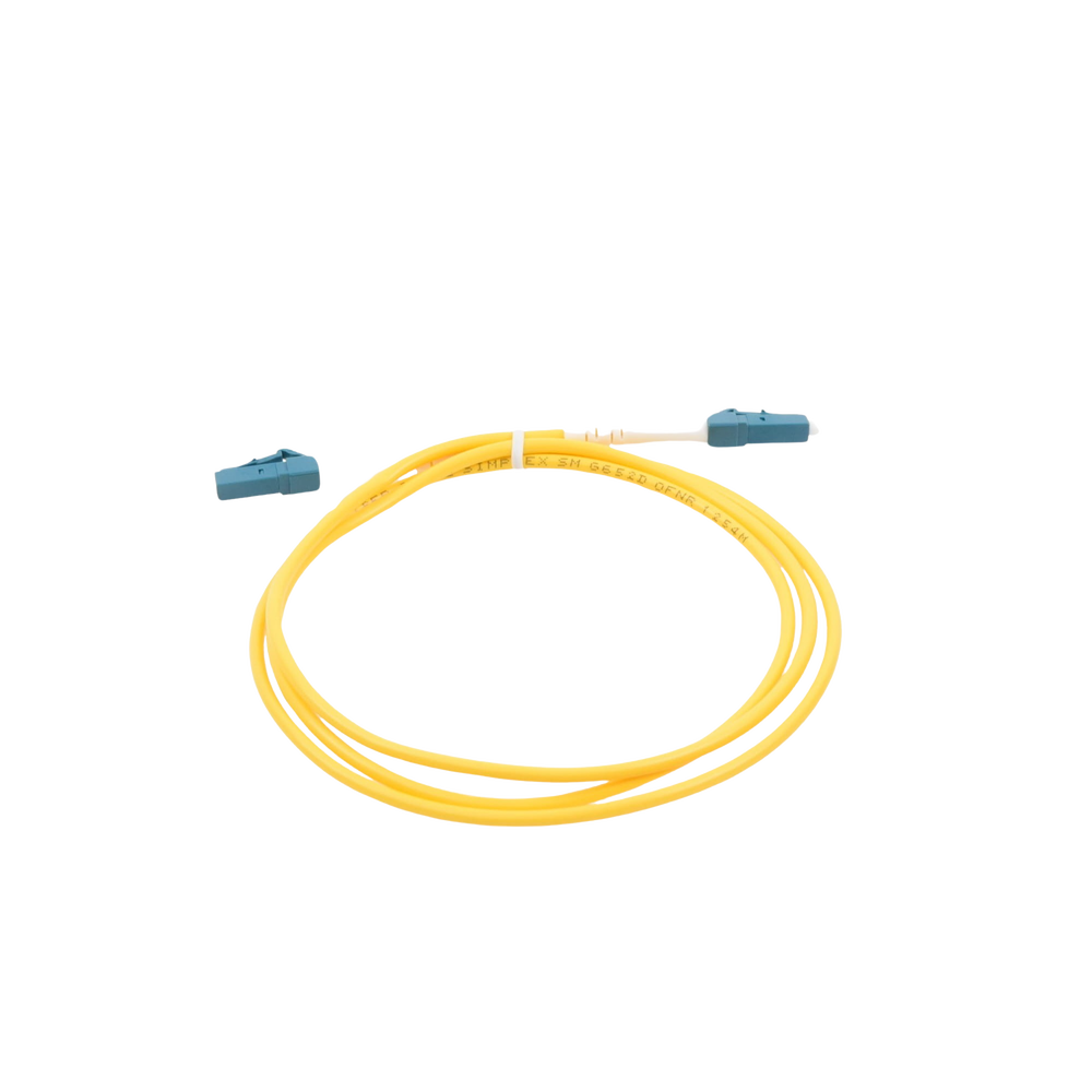 Jumper de Fibra Óptica Monomodo LC/LC Simplex de 1 Metro (3.28 Pies)