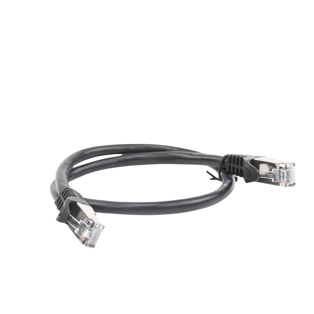 Cable de Parcheo FTP Cat6 - 0.5 Metros (1.64 Pies) - Negro