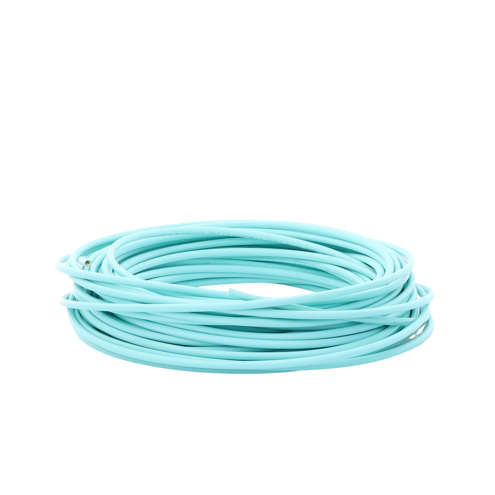 Cable de Fibra Óptica Multimodo OM3 50/125, 12 Hilos, para Interior, Tight Buffer 900µm, OFNR Riser, Dieléctrica, Precio Por Metro, (Hasta 2000 Metros (6562 Pies) en un Solo Tramo de Cable)