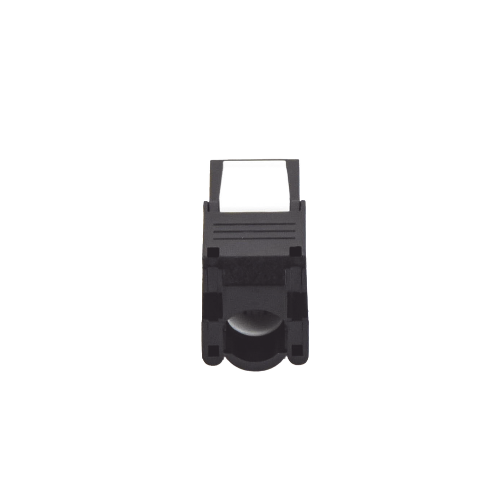 Módulo Jack Keystone Cat6 (Toolless), con Terminación en Ángulo 180 - Color Negro, Compatible con Faceplate y Patchpanel Linkedpro