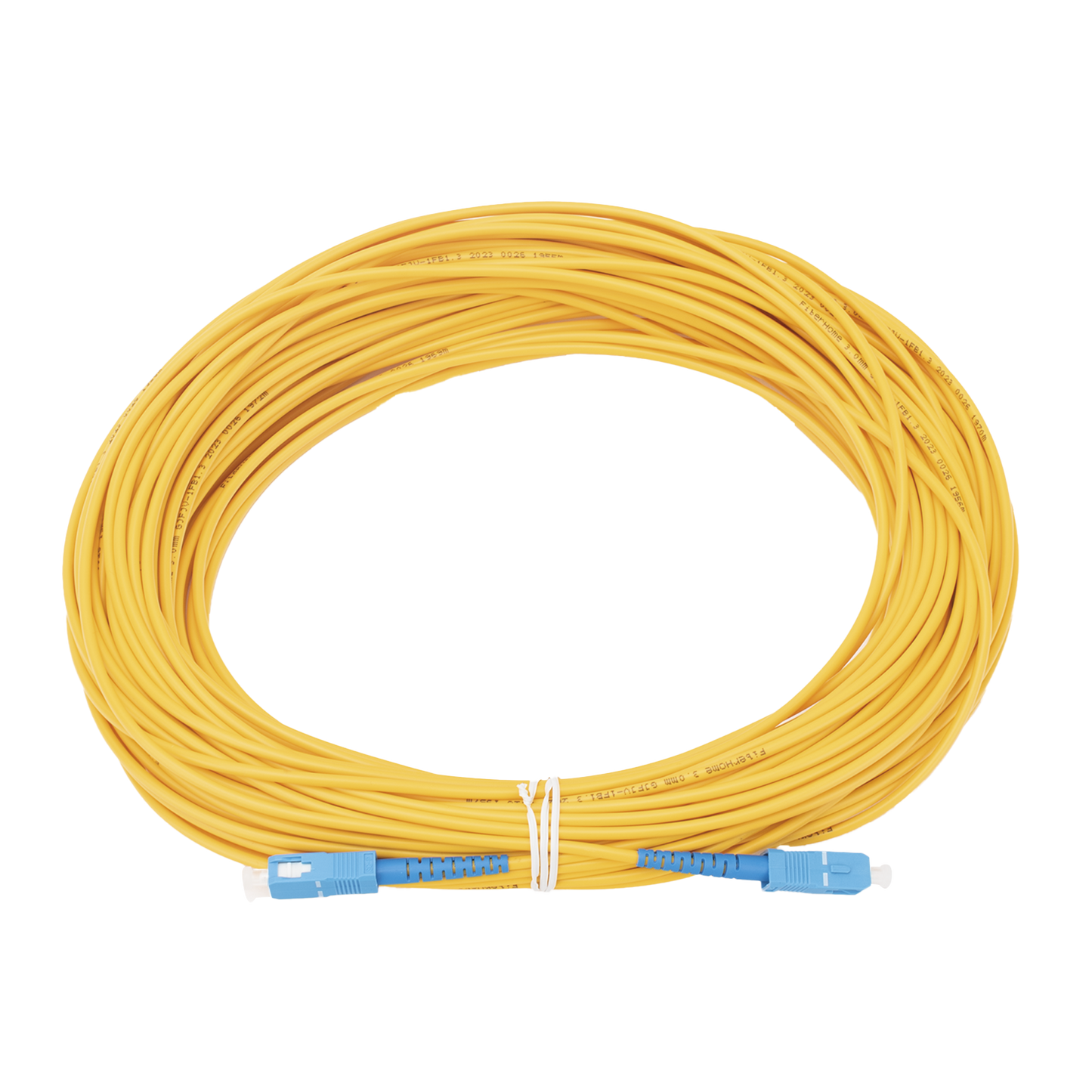Jumper de Fibra Óptica Monomodo SC/UPC-SC/UPC Simplex de 30 metros, 3mm