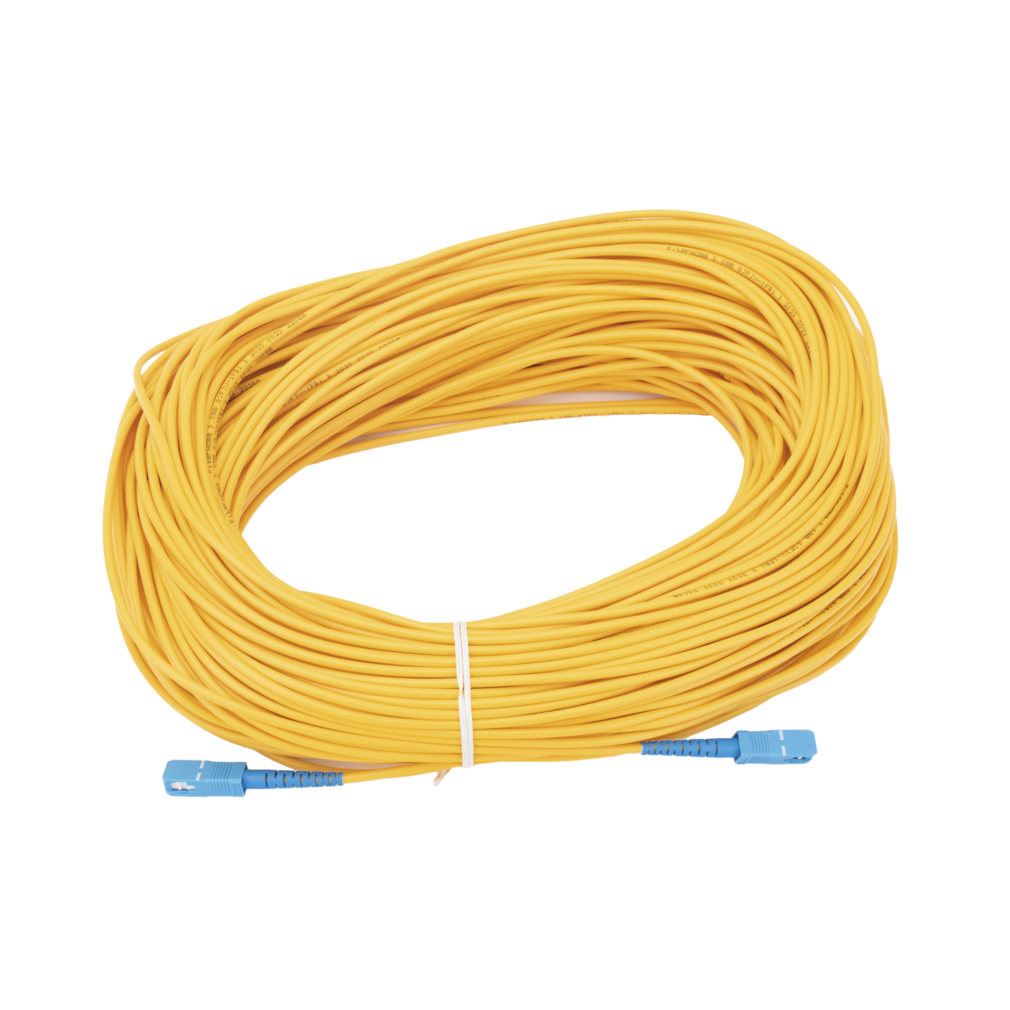 Jumper de Fibra Óptica Monomodo SC/UPC-SC/UPC Simplex de 80 metros, 3mm