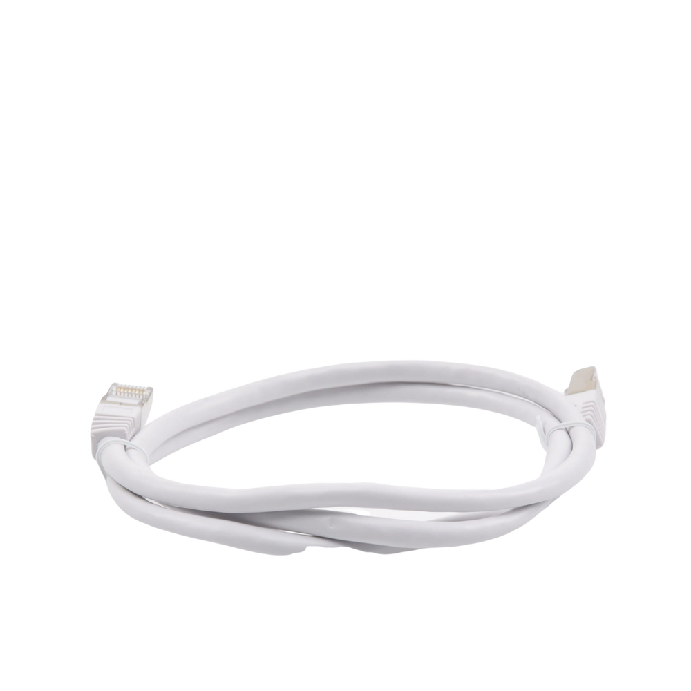 Patch Cord Cat6A 10G Blindado 1.0 Metro (3.28 Pies) Blanco