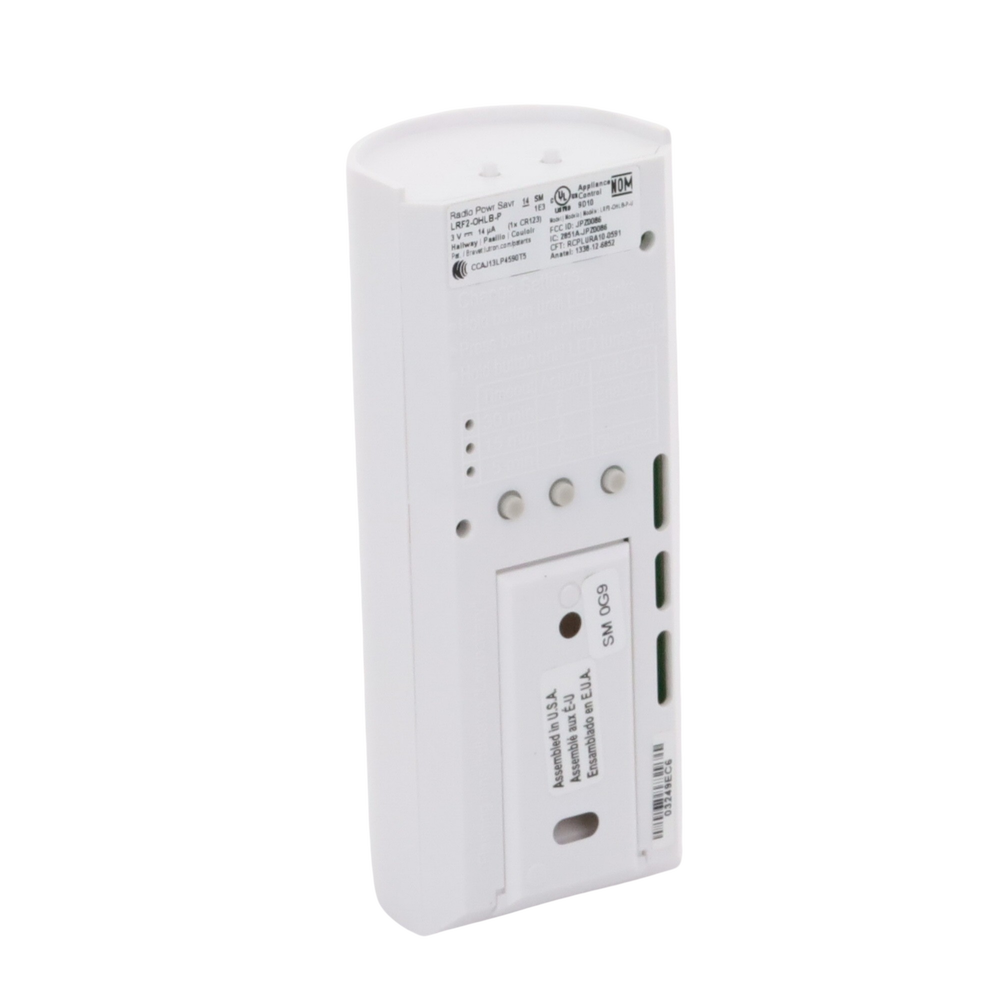 Sensor inalámbrico para pasillo OCC/VAC, cobertura 45.7 mts de largo. Ocupancia y Vacancia