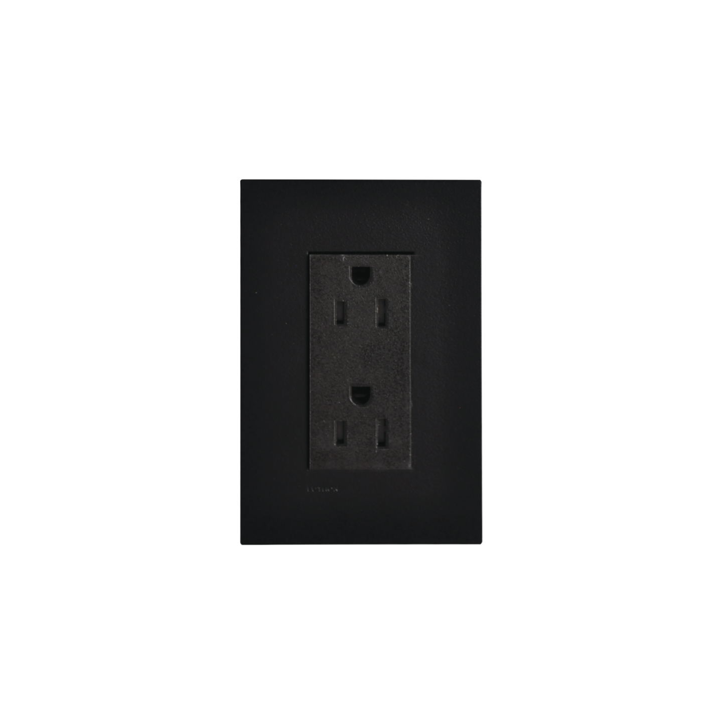 Tomacorriente, receptaculo, color negro, 15A.