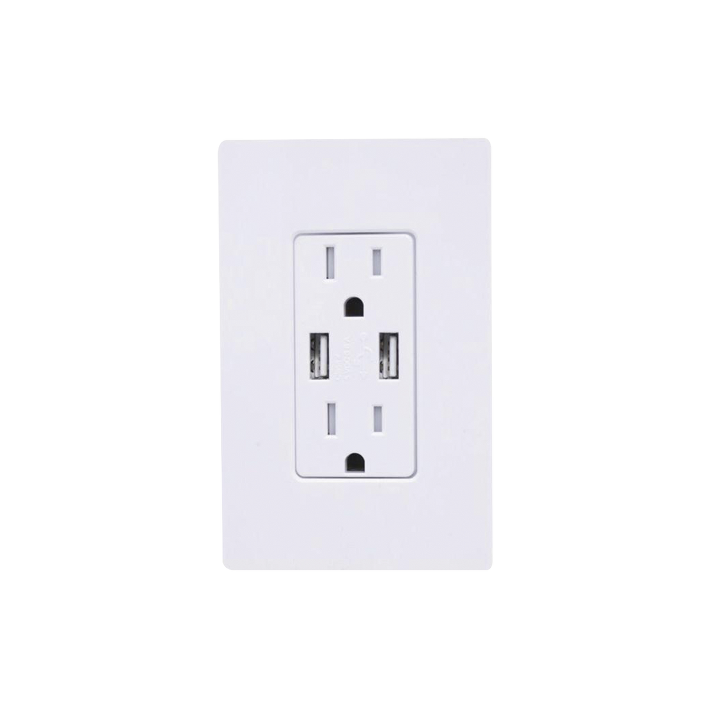 TOMACORRIENTE CON USB DUPLEX 15A