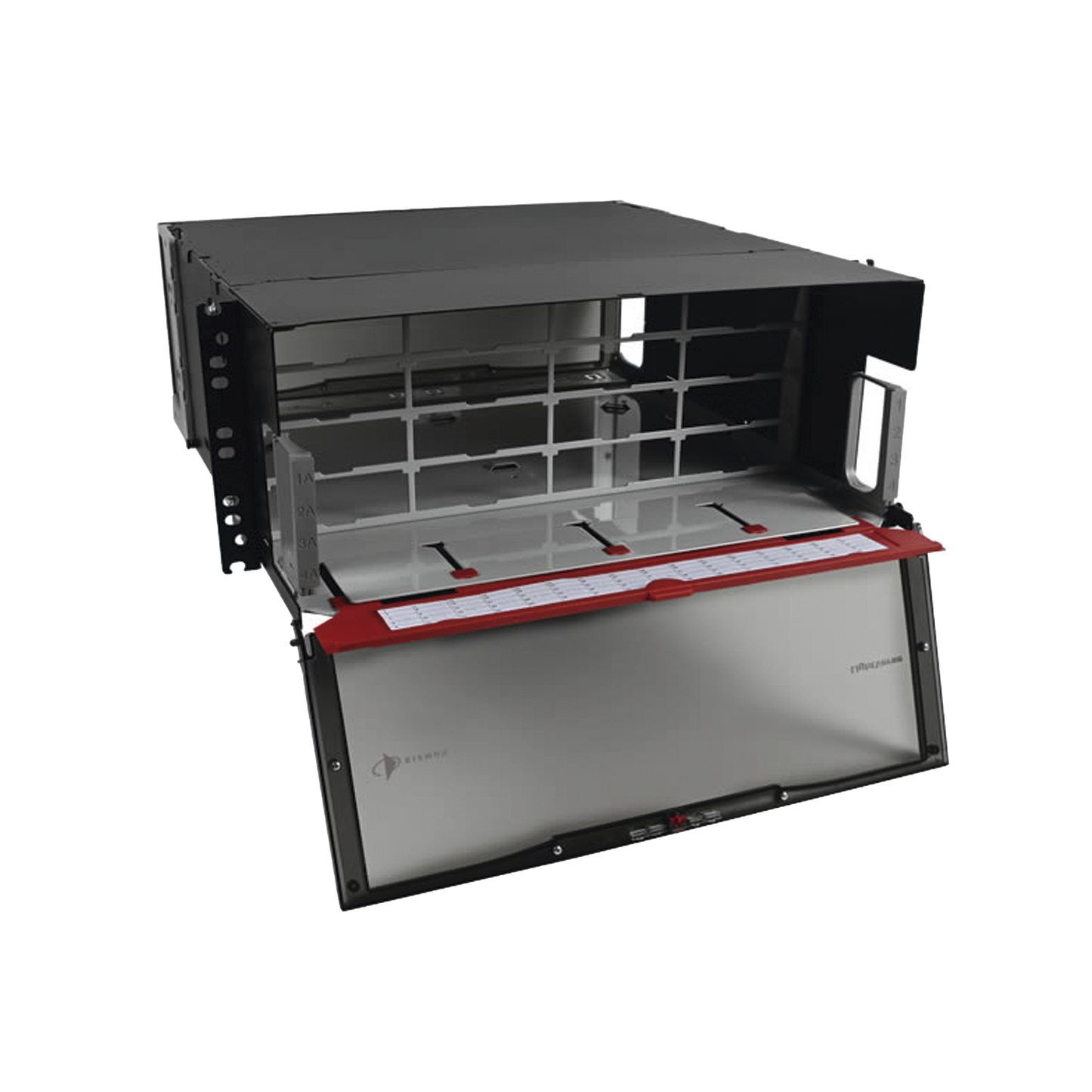 Distribuidor de Fibra Óptica de Alta Densidad LigthVerse *Pro* Para Rack de 48.26 cm (19 Pulgadas), Acepta 16 Placas Plug and Play, Hasta 384 Fibras, 4 UR