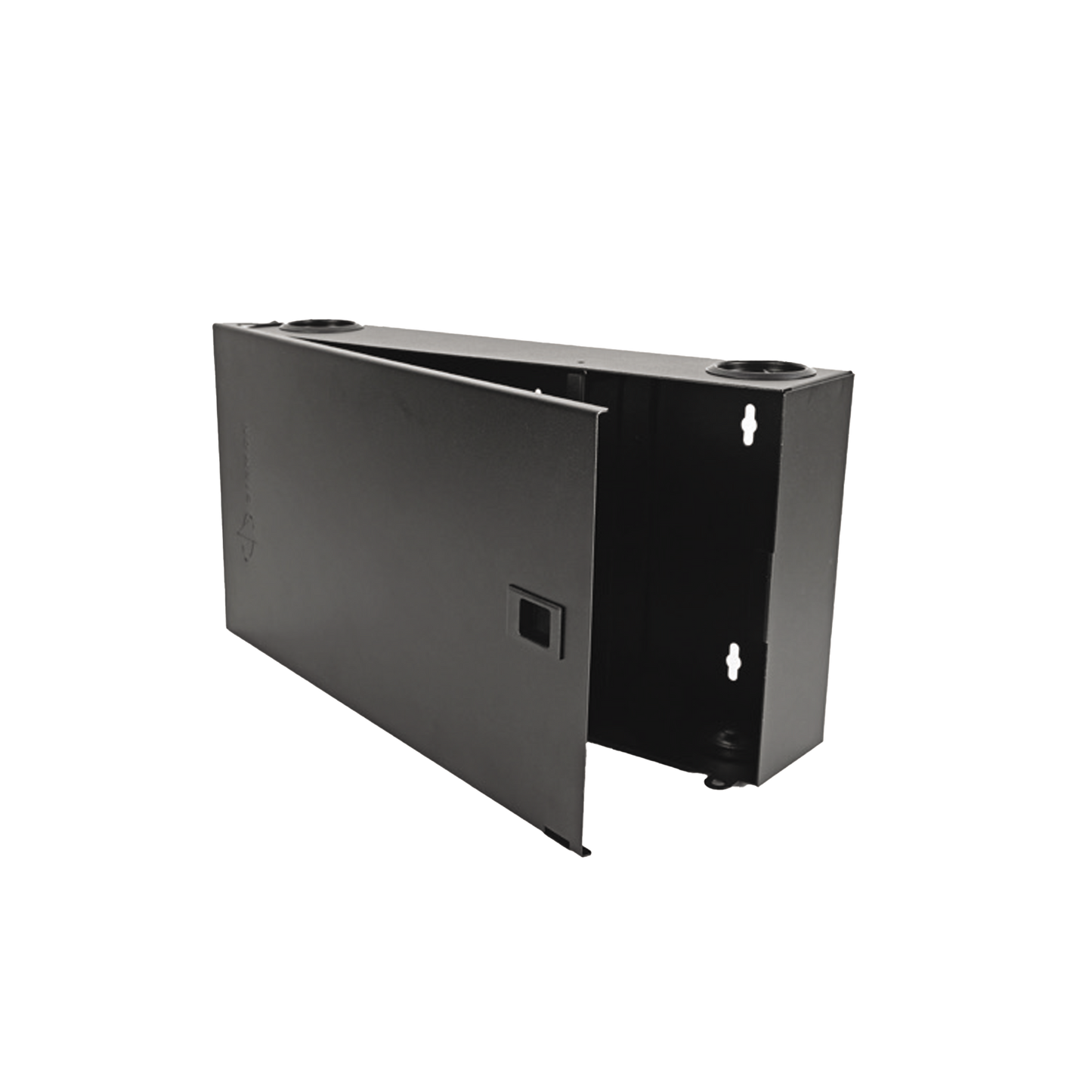 (Lvw-F4-01) Fiber, Enclosure, Lightverse, Wall Mount, Fixed Access, 4 Openings, Black