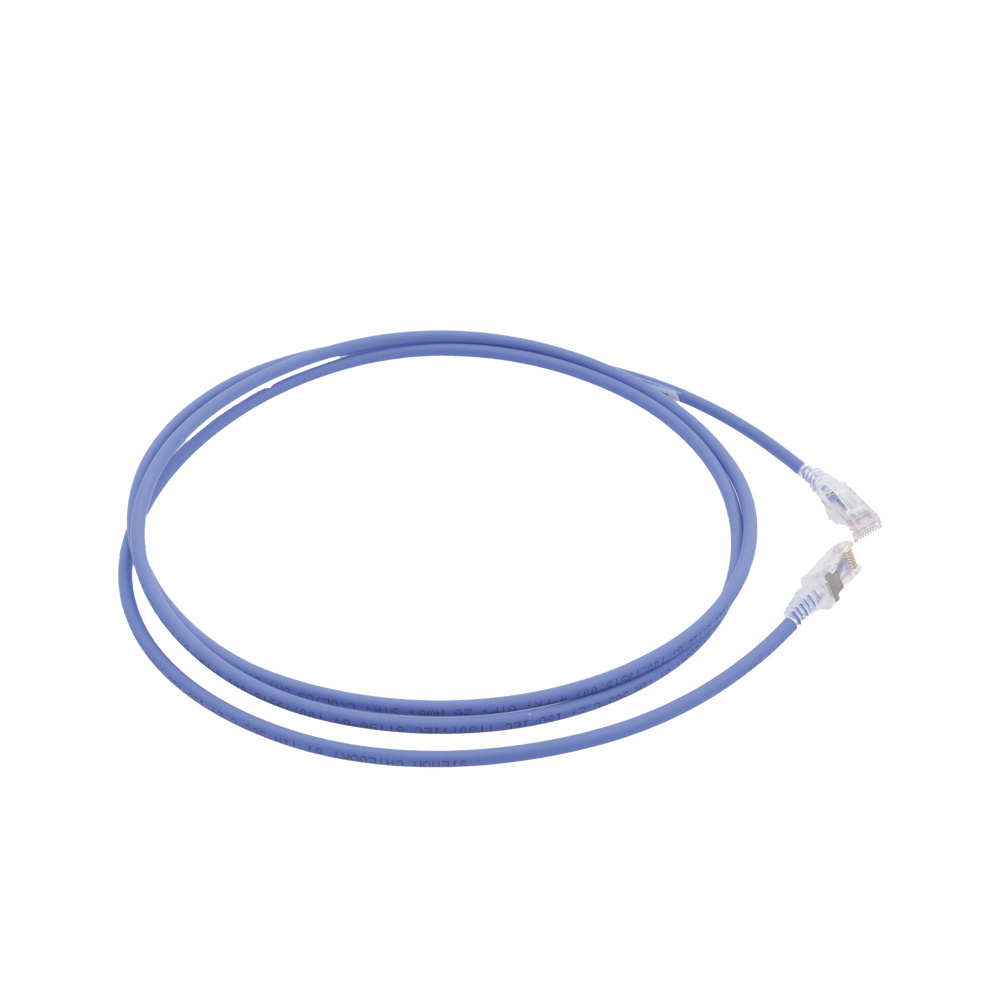 Patch Cord MC6 Modular Cat6 UTP, CM/LS0H, 2.13 Metros (7 Pies), Color Azul