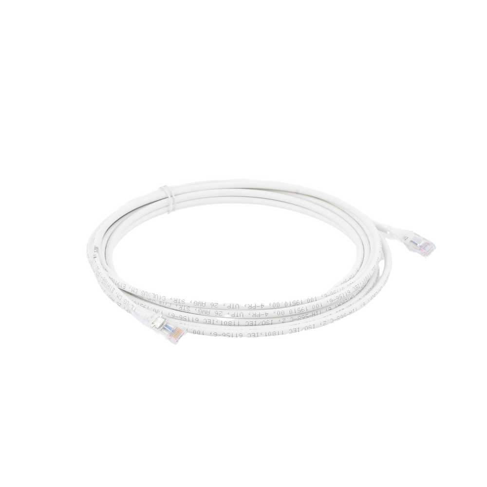 Patch Cord MC6 Modular Cat6 UTP, CM/LS0H, 4.57 Metros (15 Pies), Color Blanco