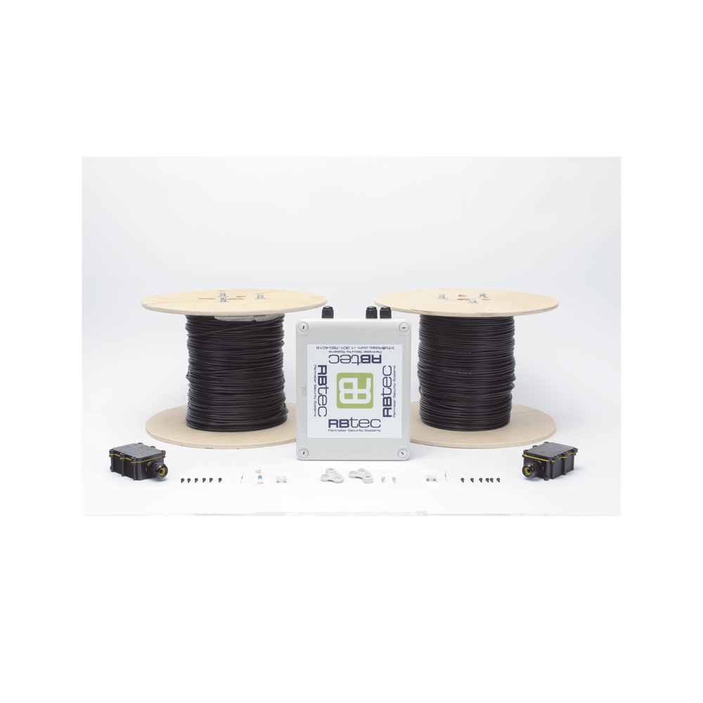 MICALERT Cable Sensor para Paredes, Rejas Rigidas o barandales / 2 zonas de 305 metros / 610 Metros de Protección Total/Tarjeta LPU400/Calibración via software