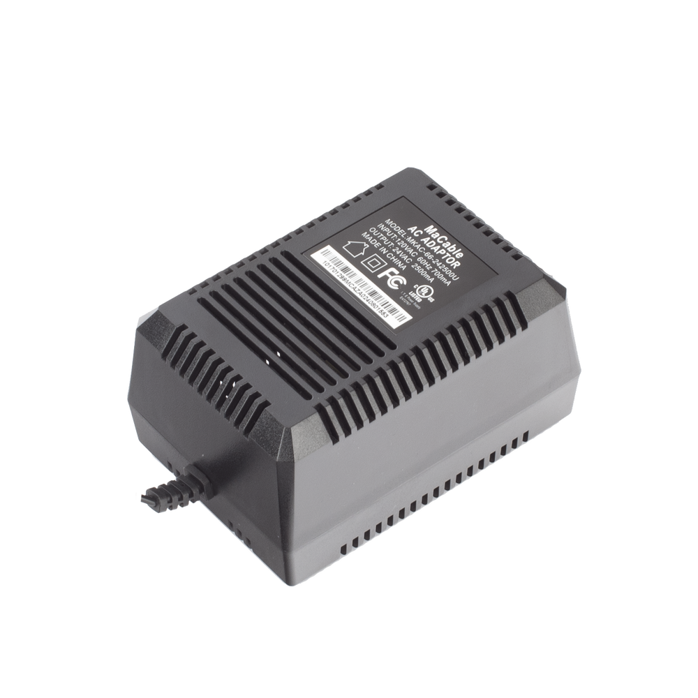 Transformador de 24 VCA / 2.5 Amp (60 VA) / Multiples Usos / Recomendado para PTZ TURBOHD e IP / Interior