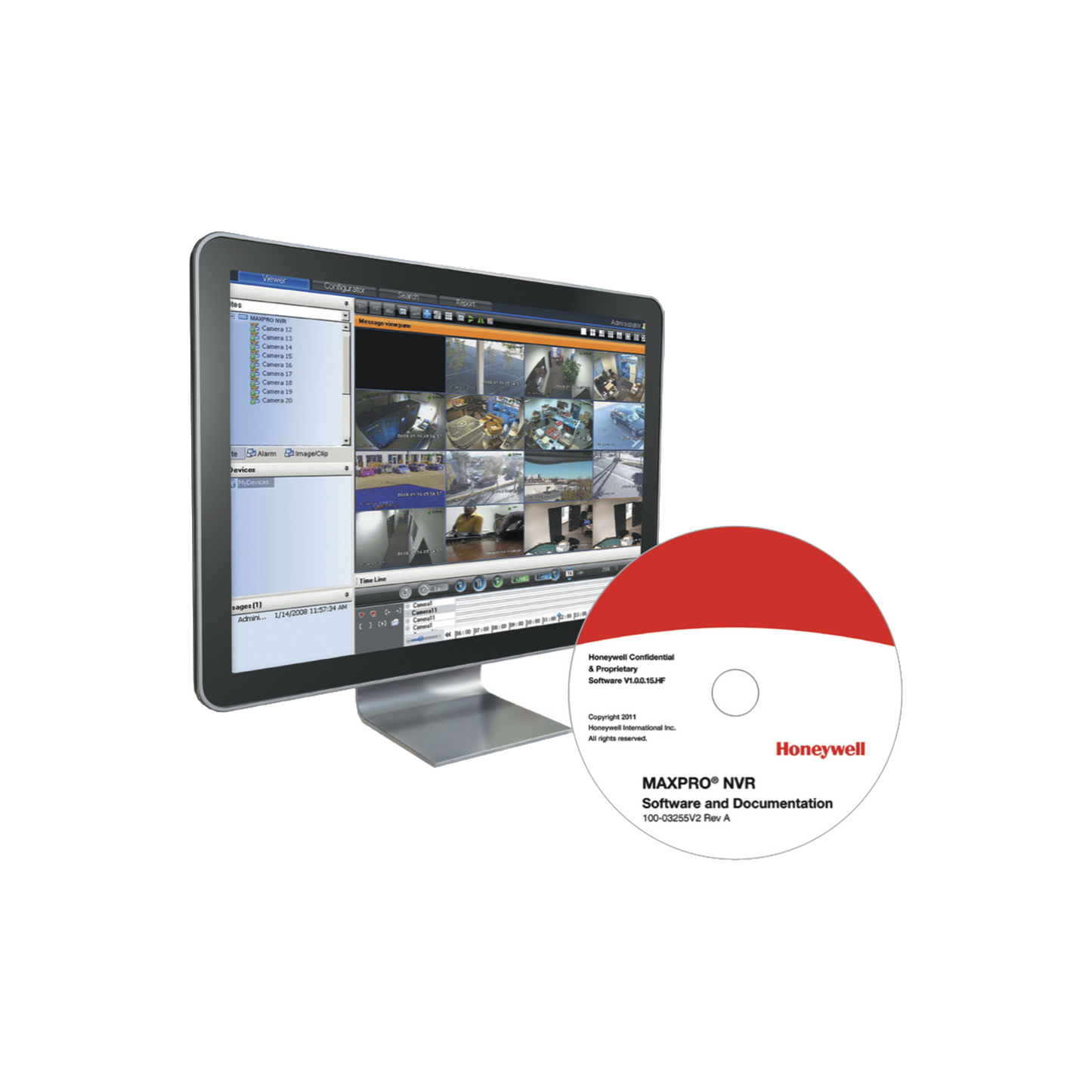 Software MAXPRO NVR / Licencia Base + 8 Canales